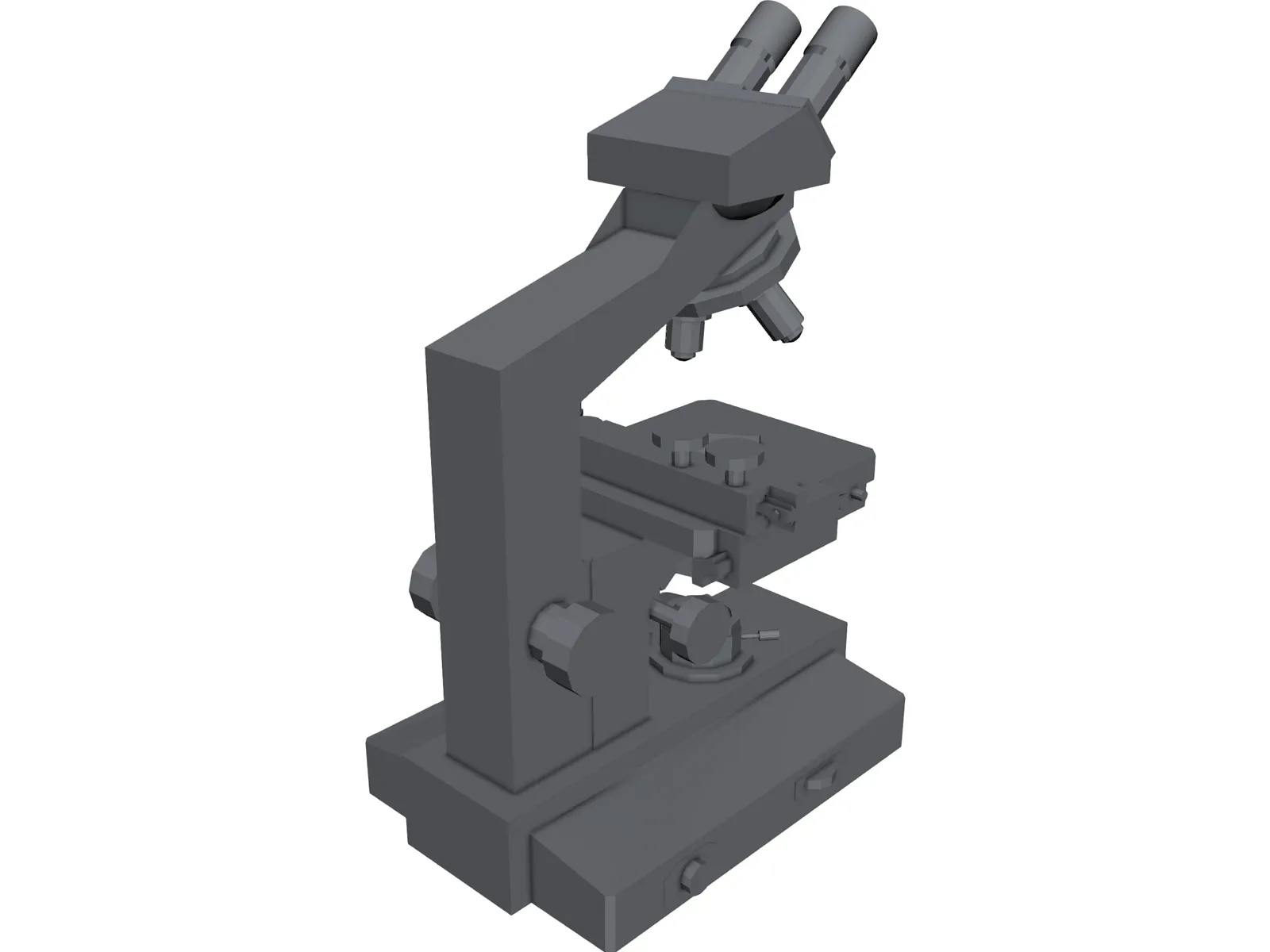 Microscope 3D Model main preview