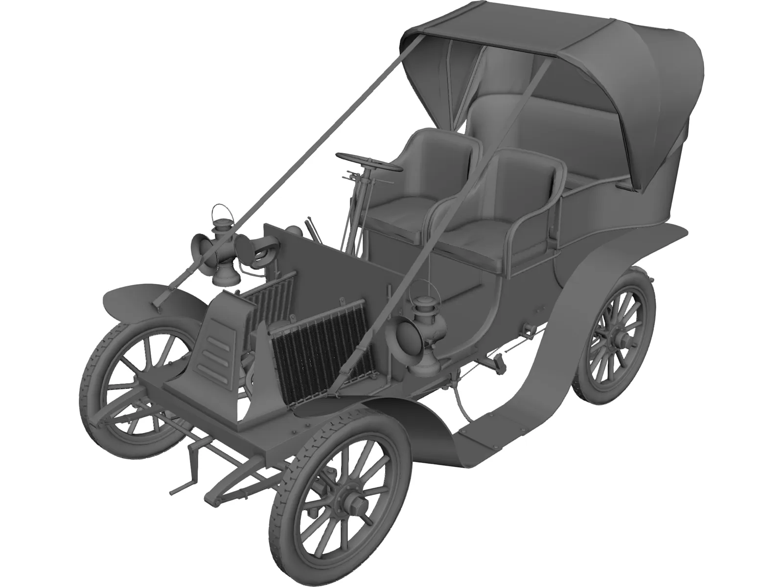 Renault (1901) 3D Model main preview