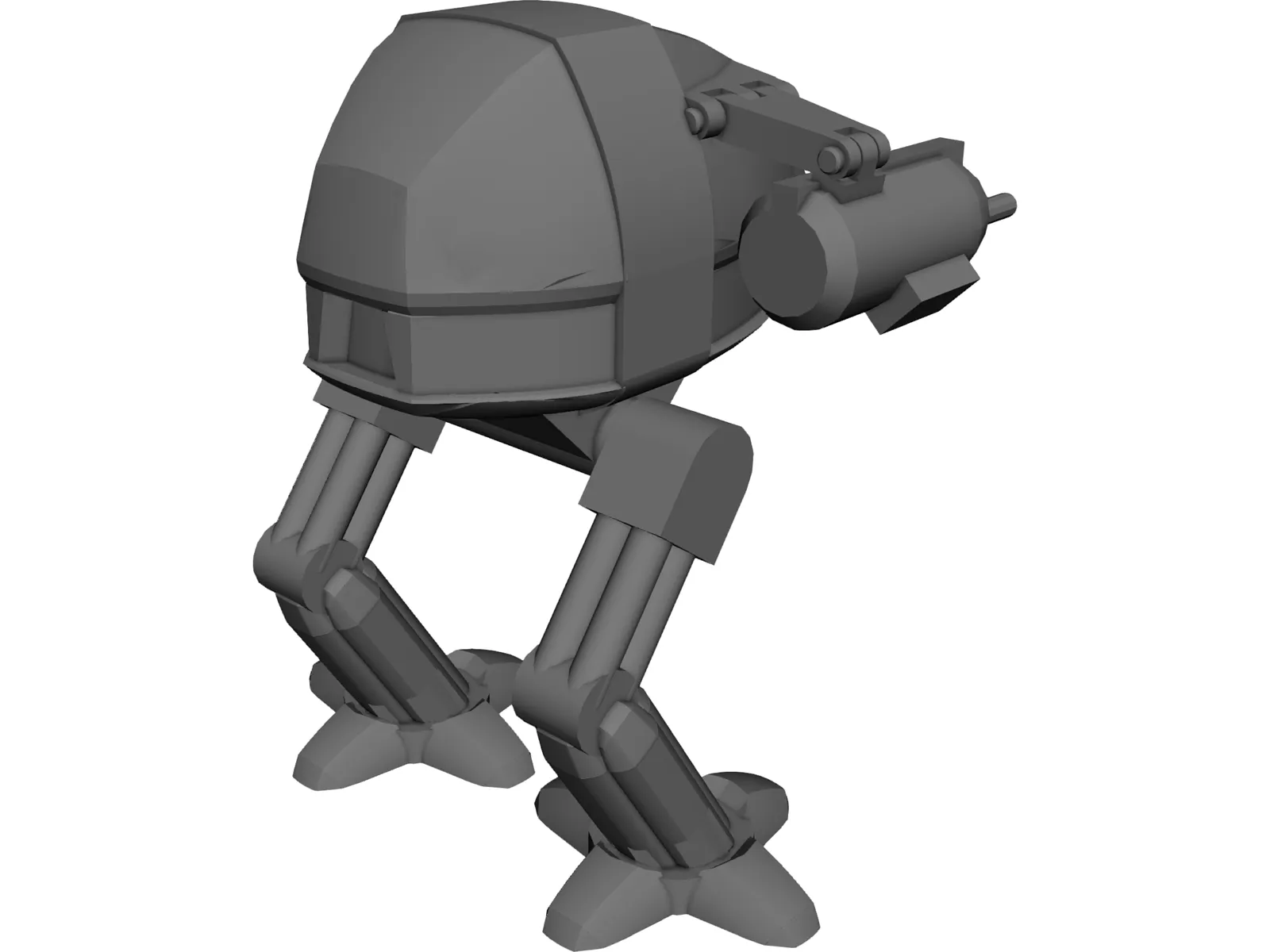 RoboCop Cyborg 3D Model main preview