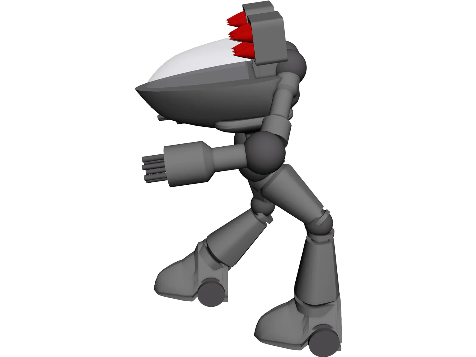 MECH Robot 3D Model main preview
