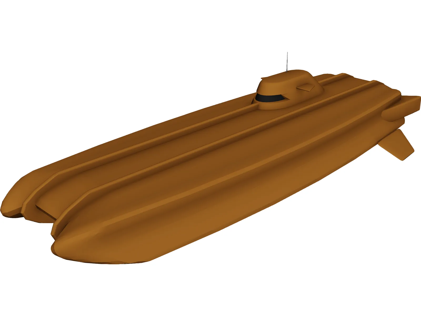 Future Submarine 3D Model main preview