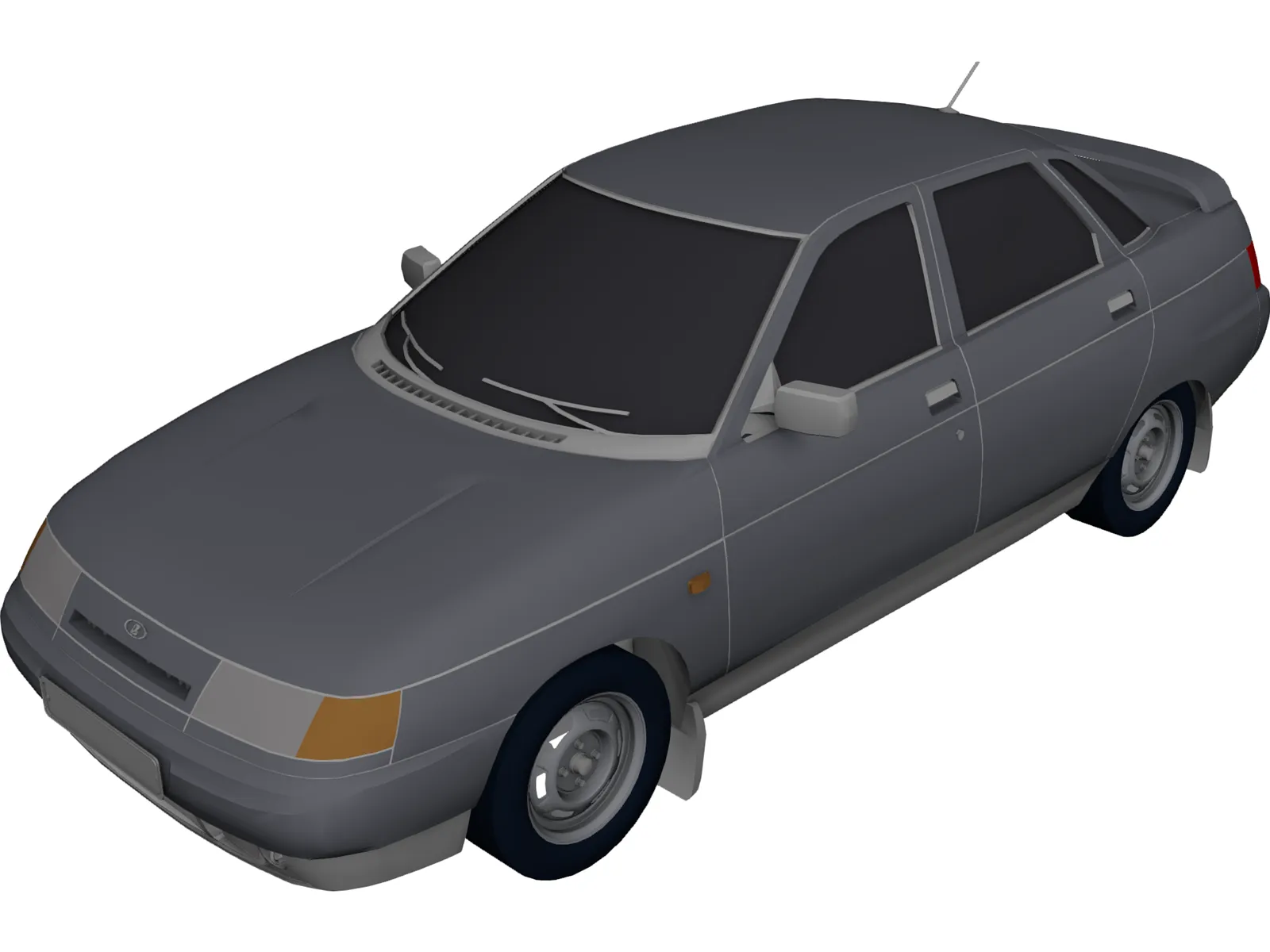 VAZ Lada 2110 3D Model main preview