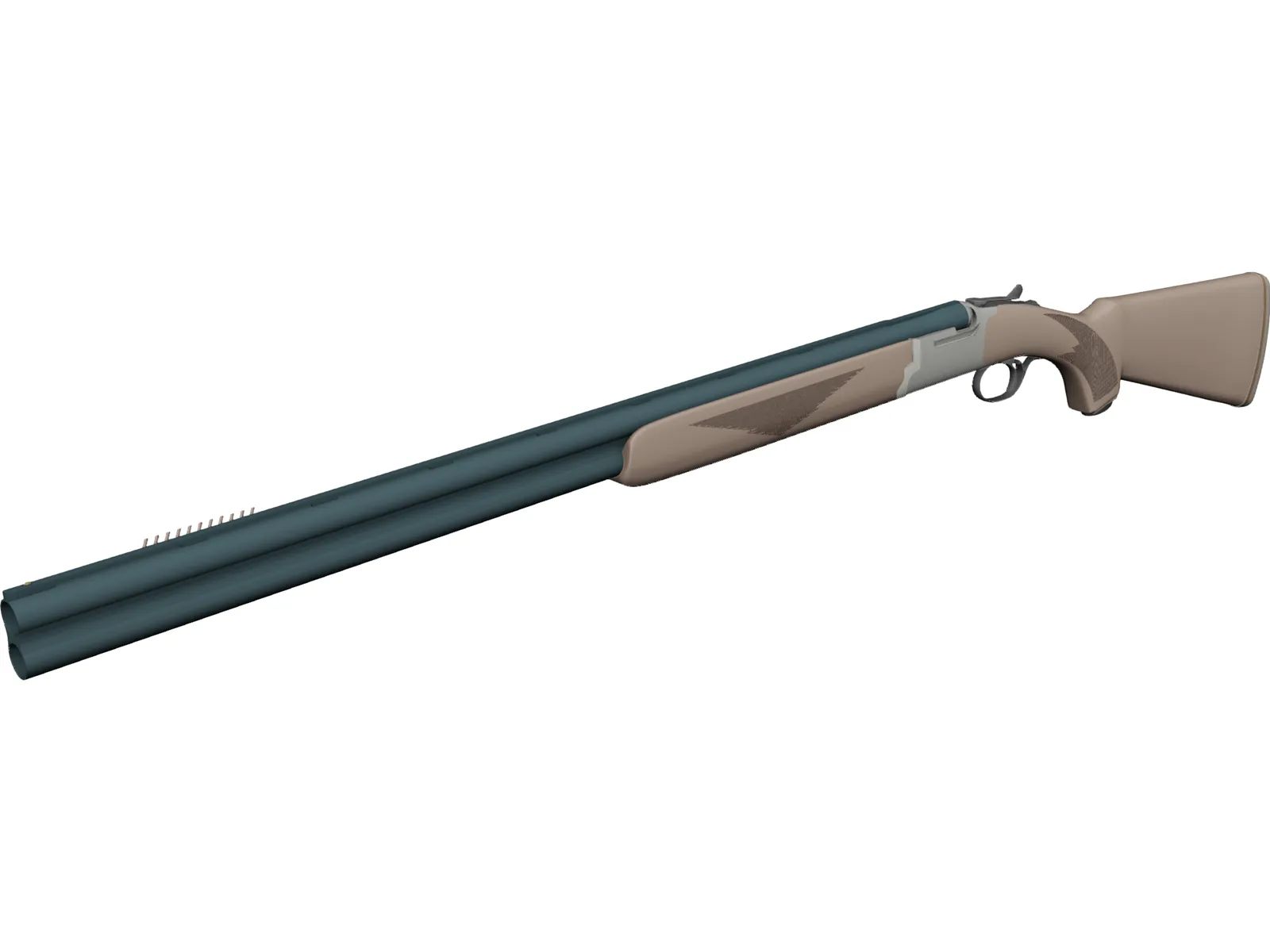 Shotgun (Over and Under) 3D Model main preview