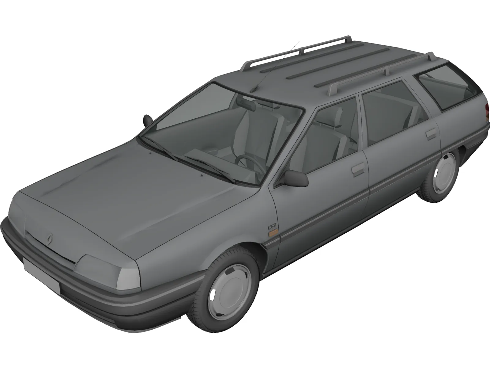 Renault 21 Nevada 3D Model main preview