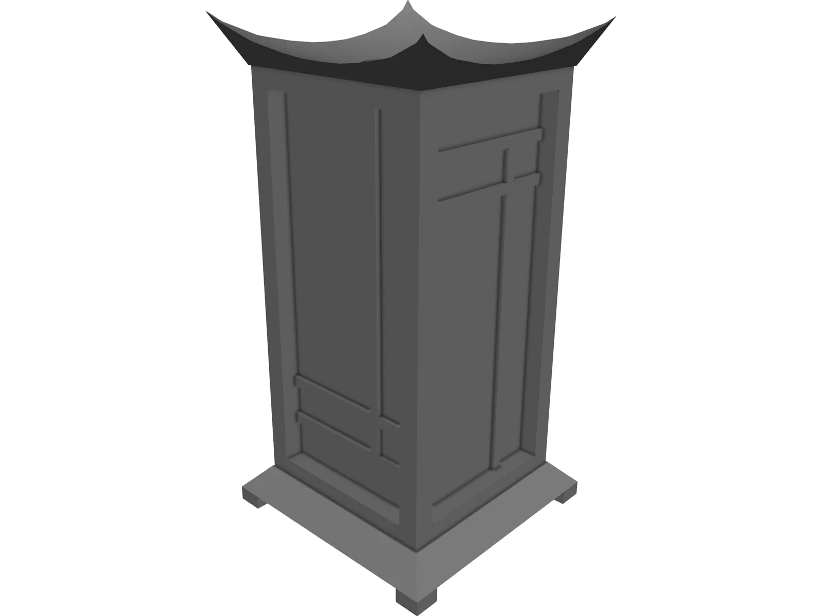 Lamp Oriental 3D Model main preview
