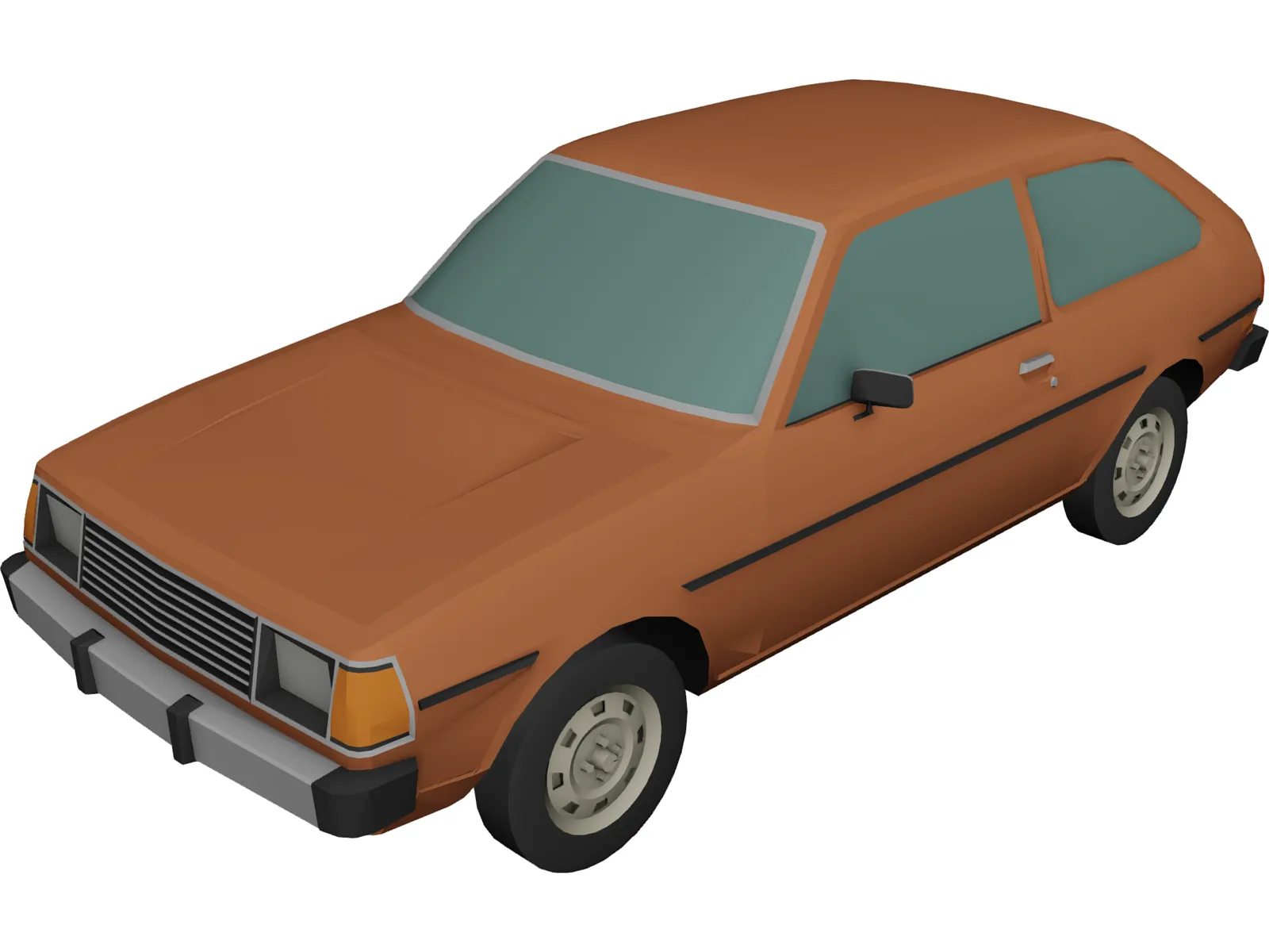Mazda GLC (1980) 3D Model main preview