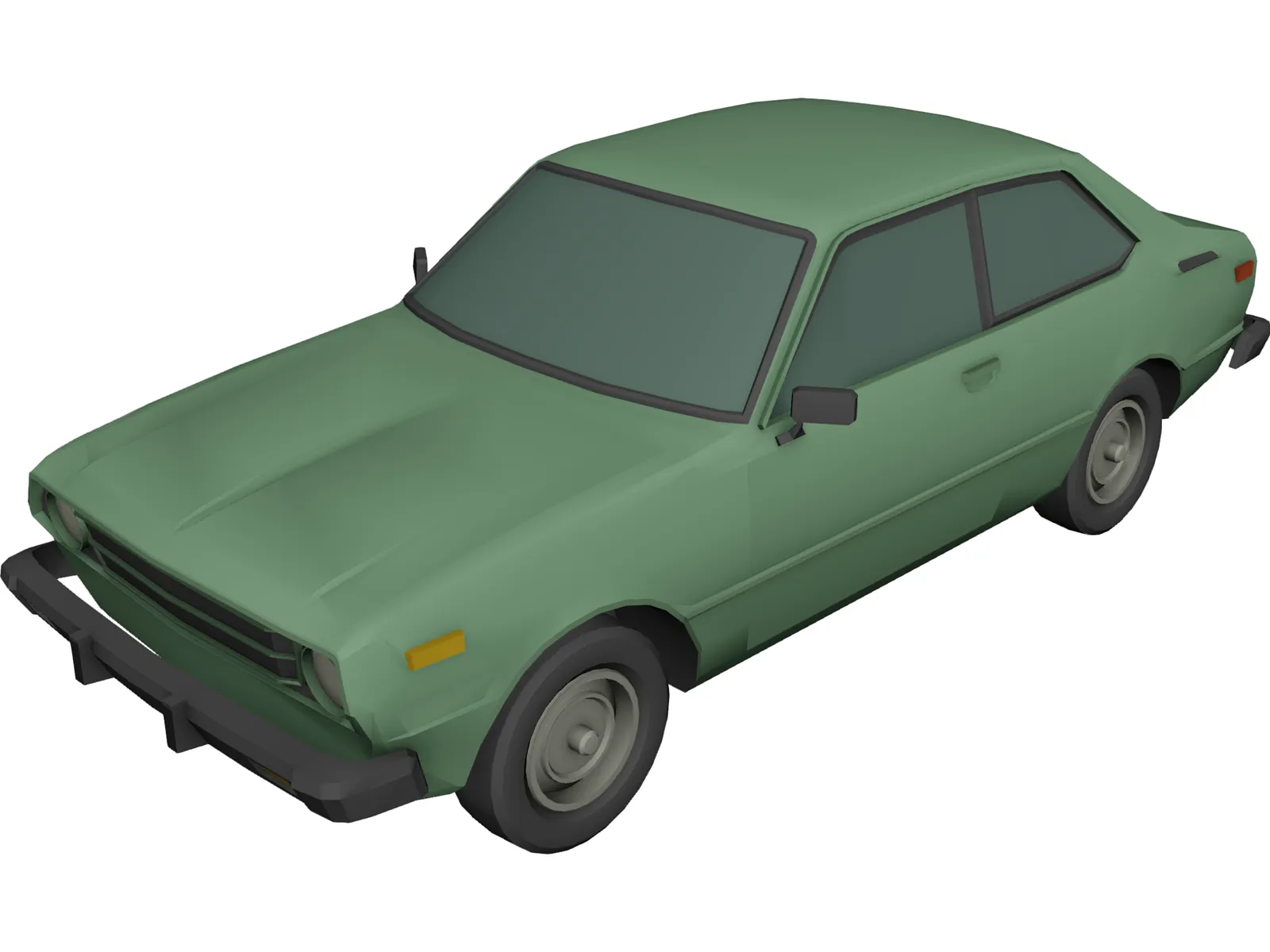 Toyota Corolla (1978) 3D Model main preview
