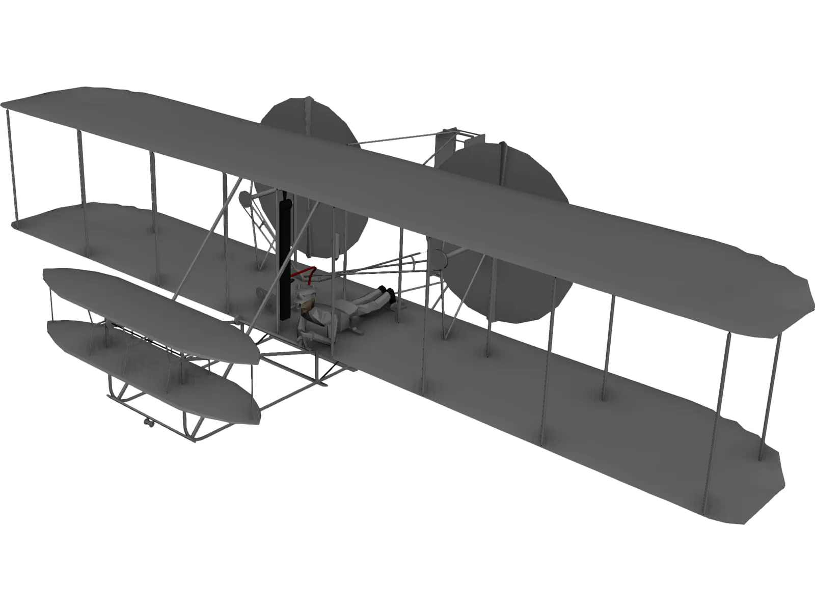 Wright Flyer [1903] 3D Model main preview