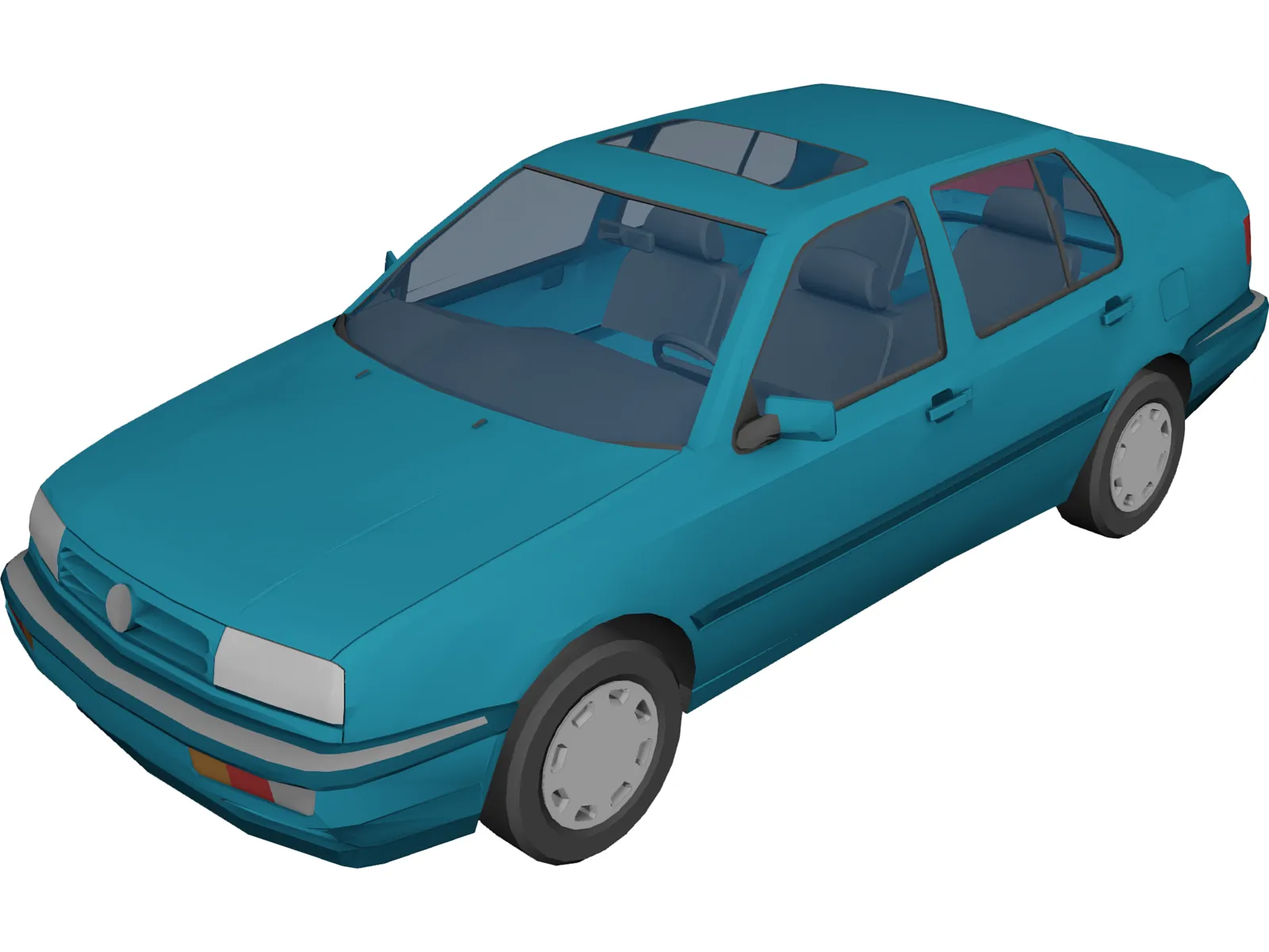 Volkswagen Jetta/Vento (1993) 3D Model main preview