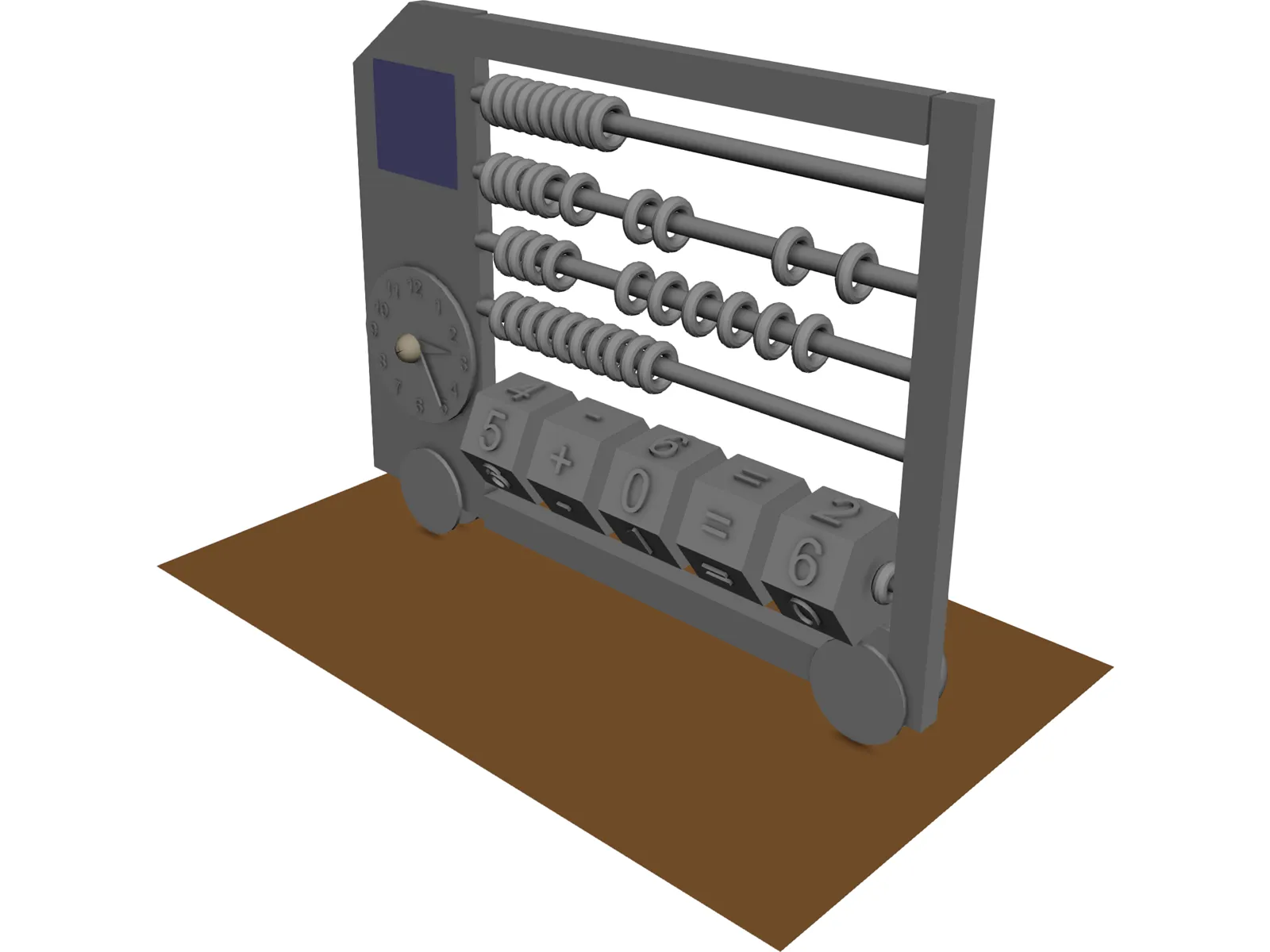 Abacus 3D Model main preview