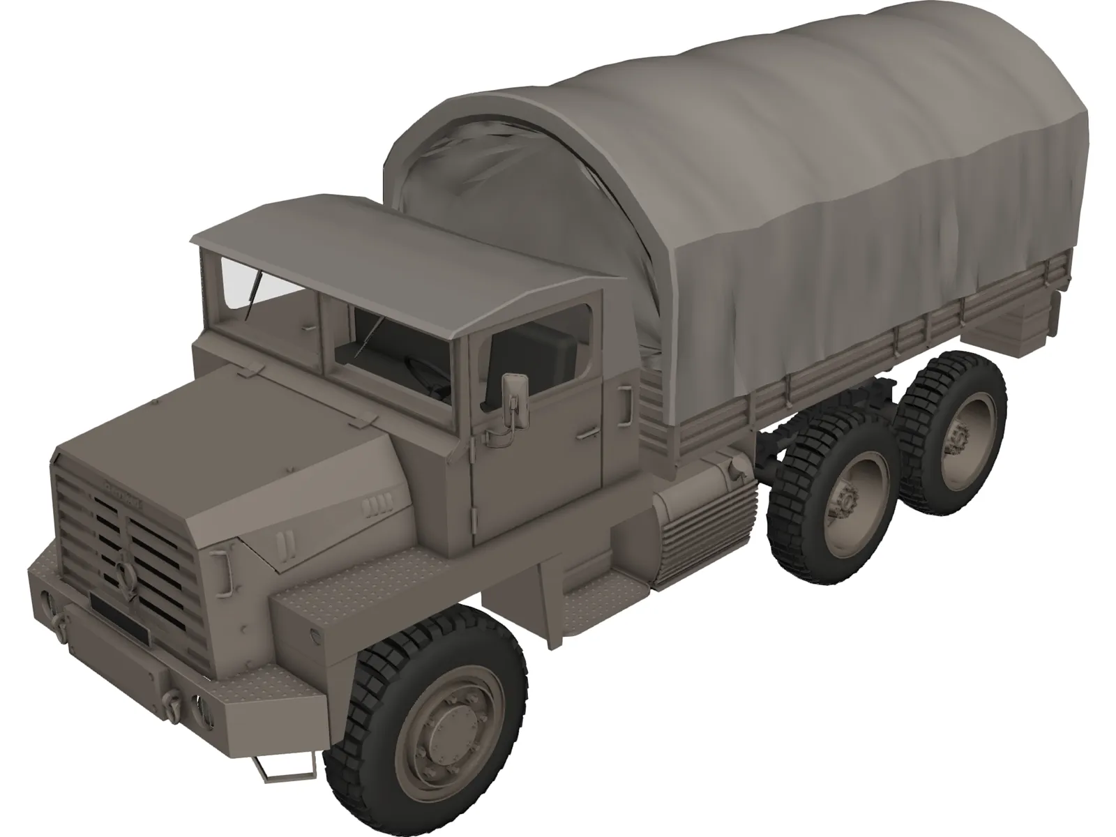 Berliet GBC 3D Model main preview