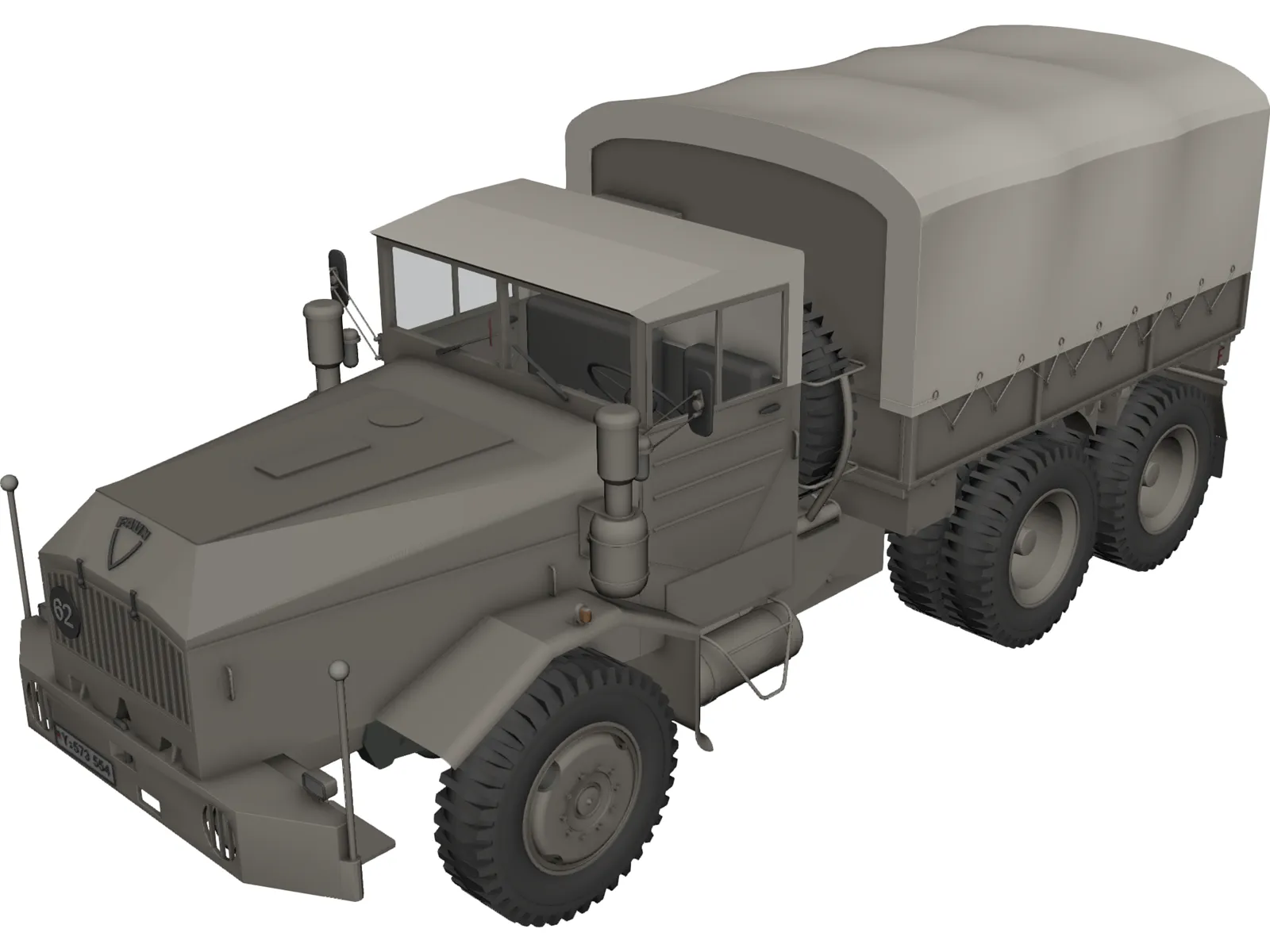 Faun L912 3D Model main preview
