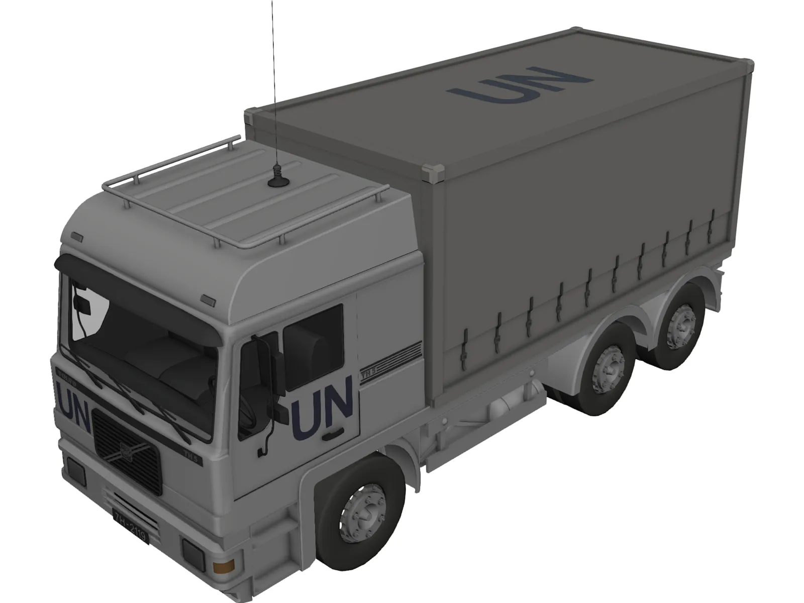 Volvo TH5 3D Model main preview