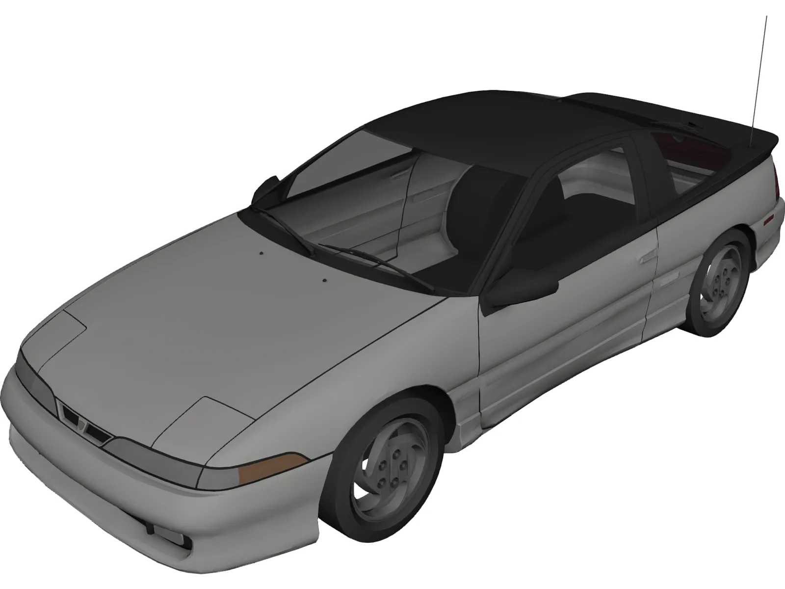 Mitsubishi/Eagle Talon 3D Model main preview
