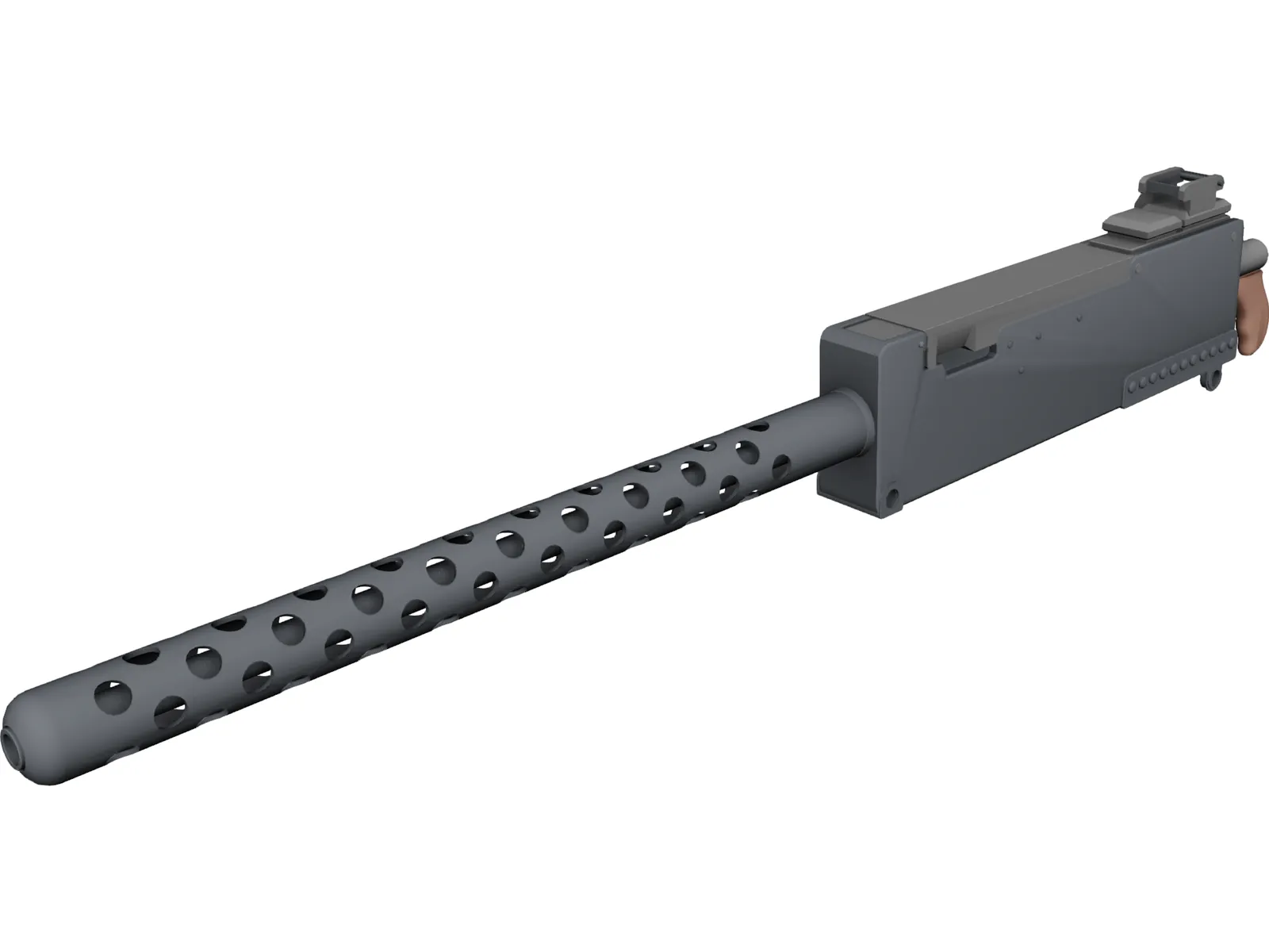 AML Browning 7.62 3D Model main preview