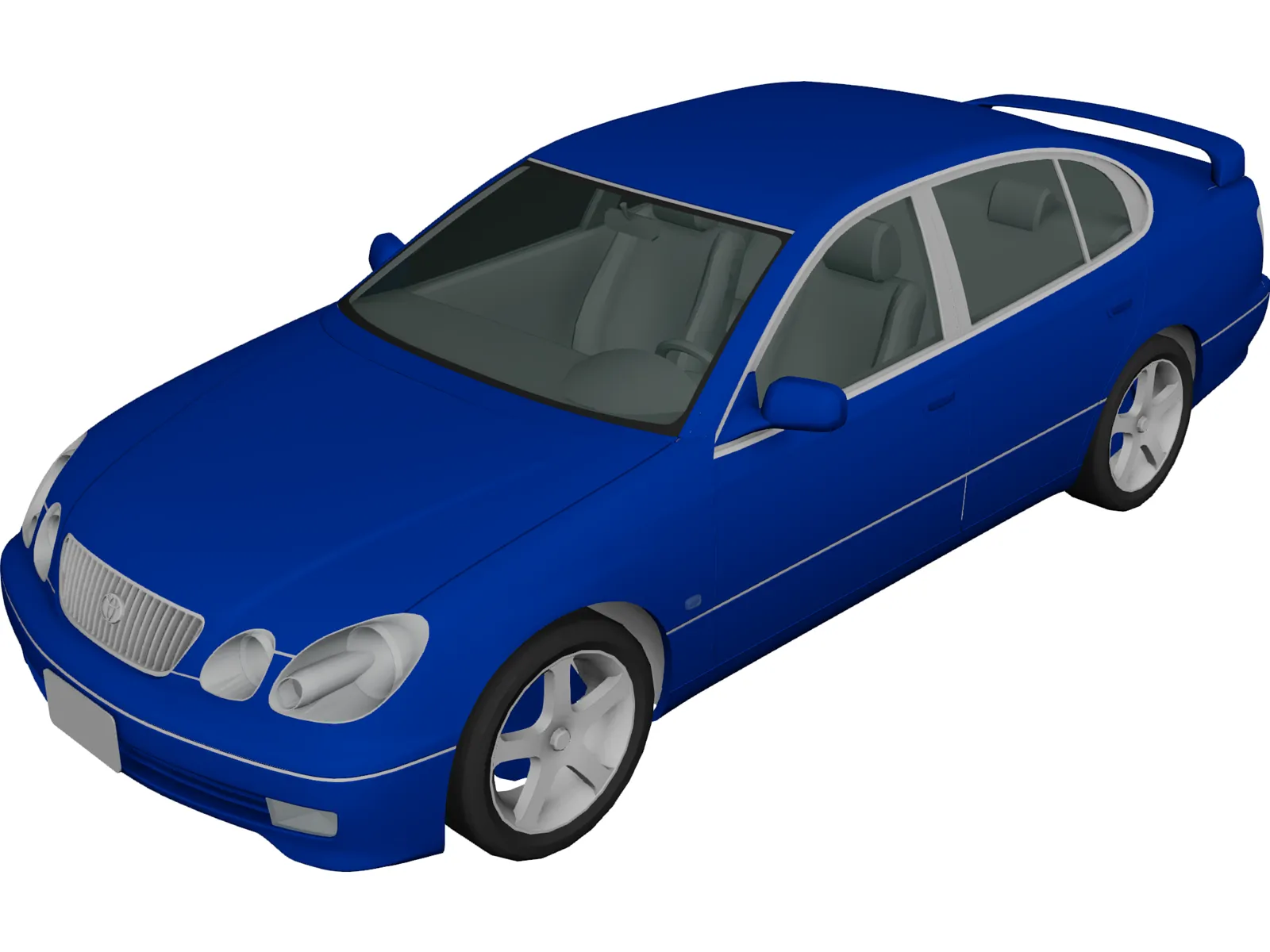 Toyota Aristo 3D Model main preview