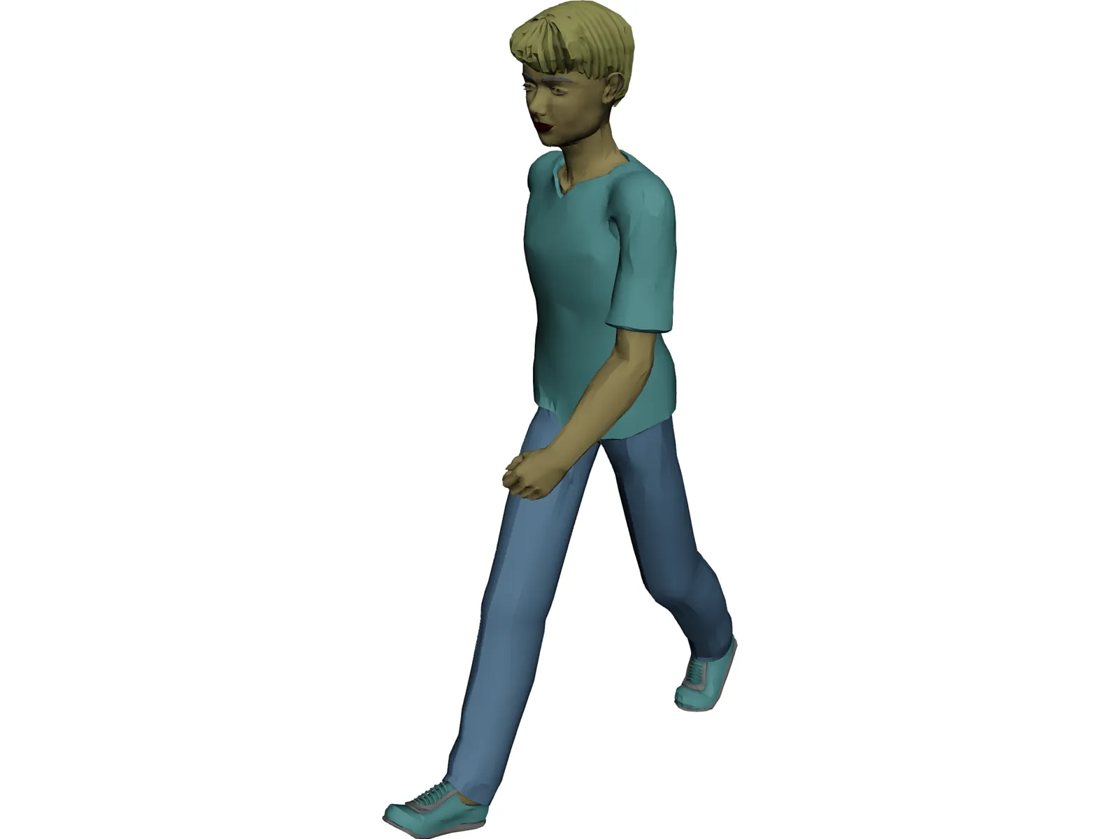 Boy 3D Model main preview