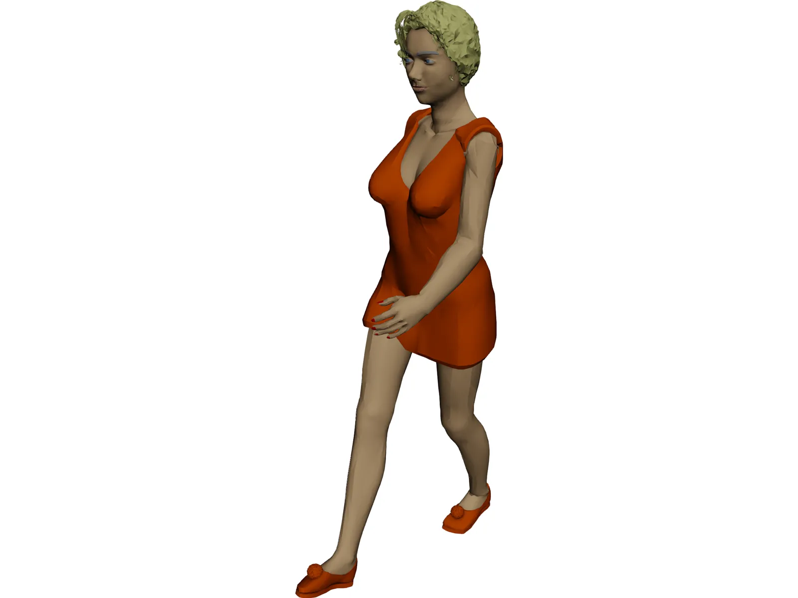 Woman 3D Model main preview