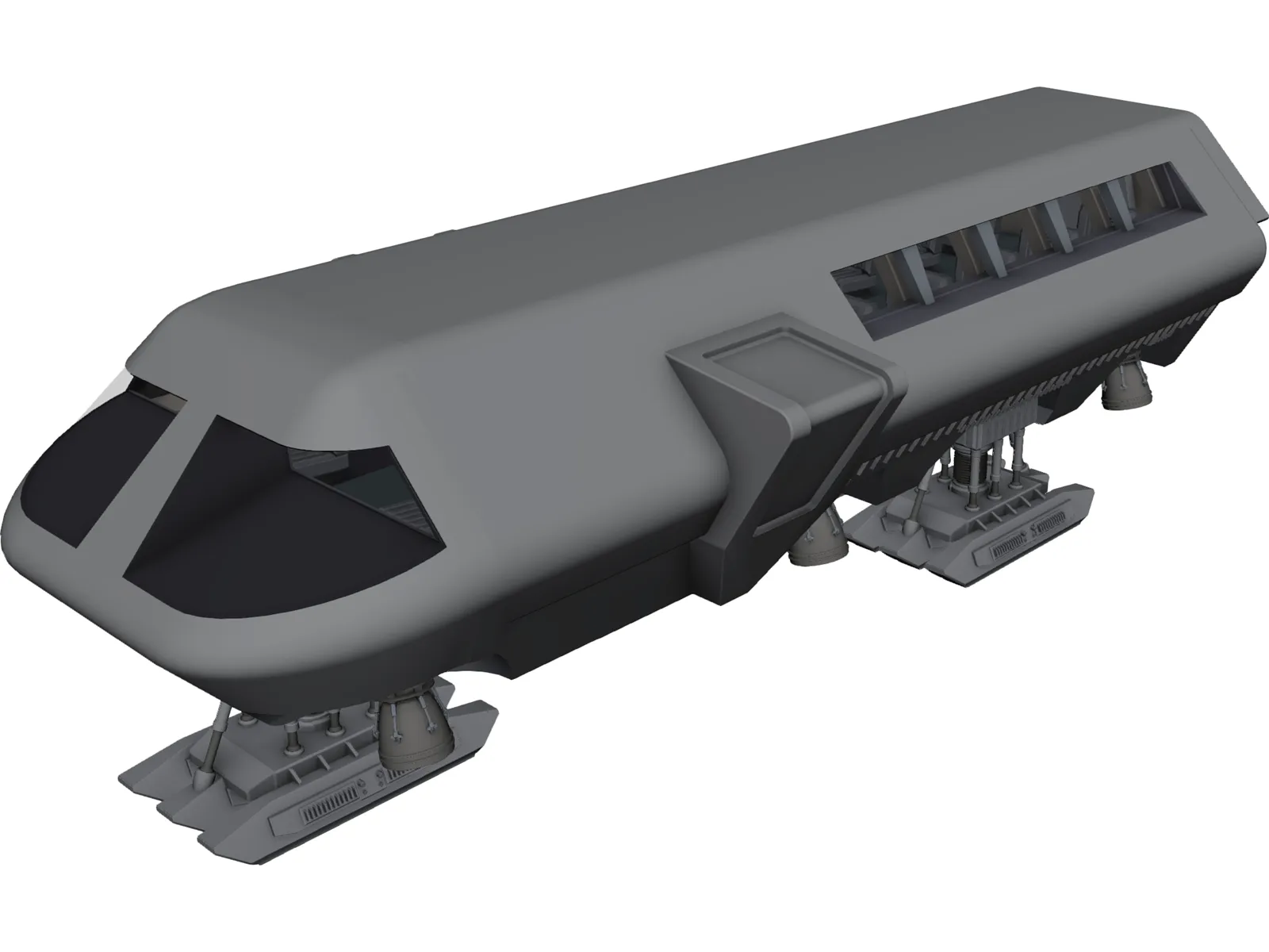 2001 Moonbus 3D Model main preview