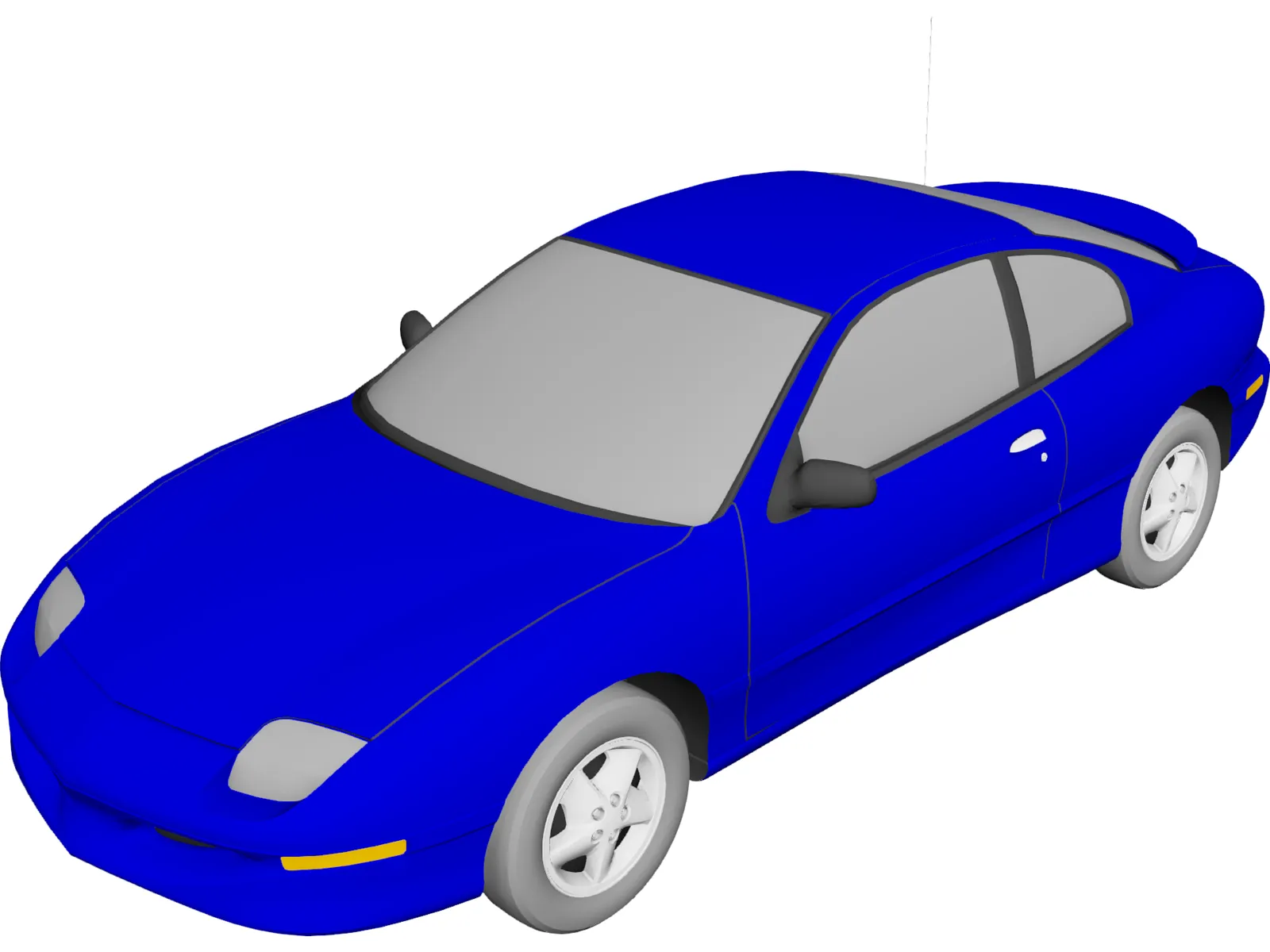 Pontiac Sunfire Coupe (1998) 3D Model main preview