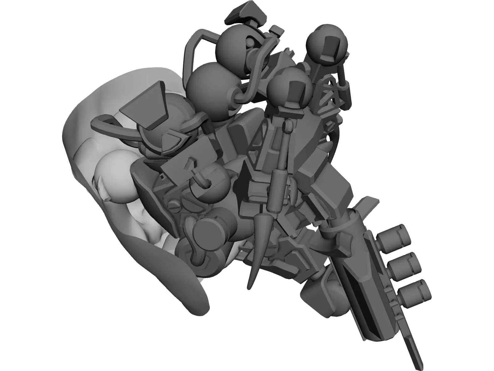 Robot 3D Model main preview