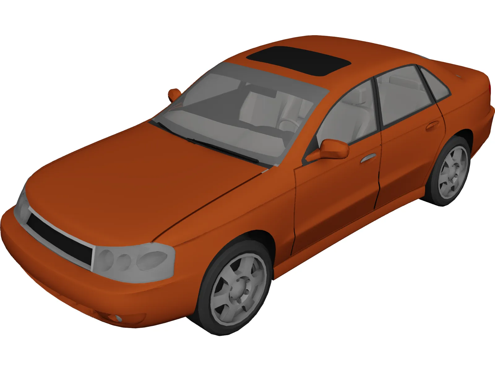 Saturn ls (2003) 3D Model main preview