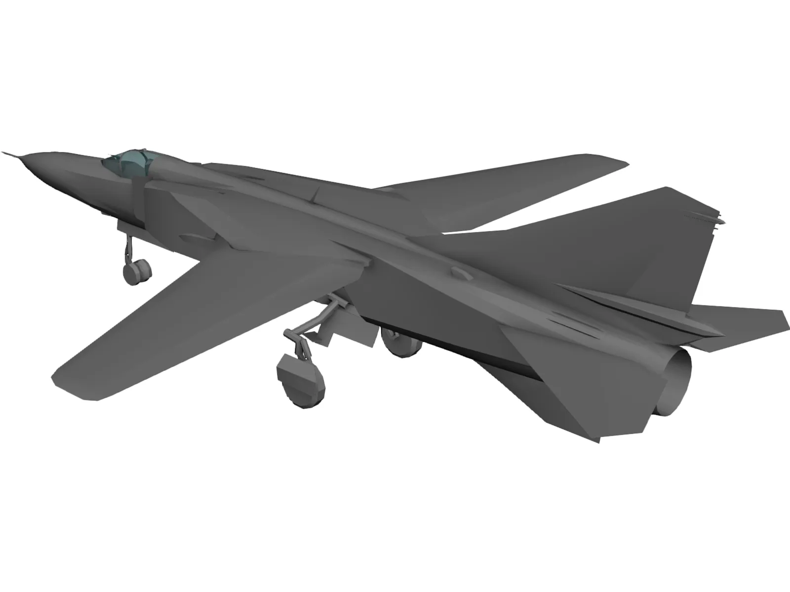 MiG-23ML Flogger-G 3D Model main preview