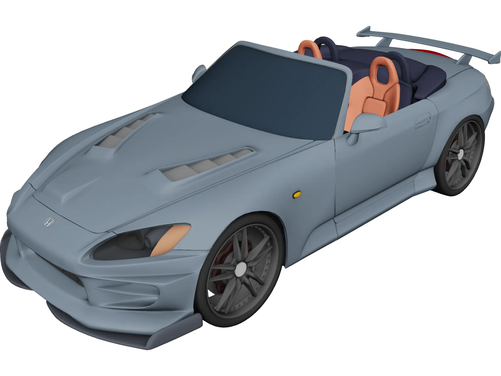 Honda S2000 [Tuned] 3D Model main preview