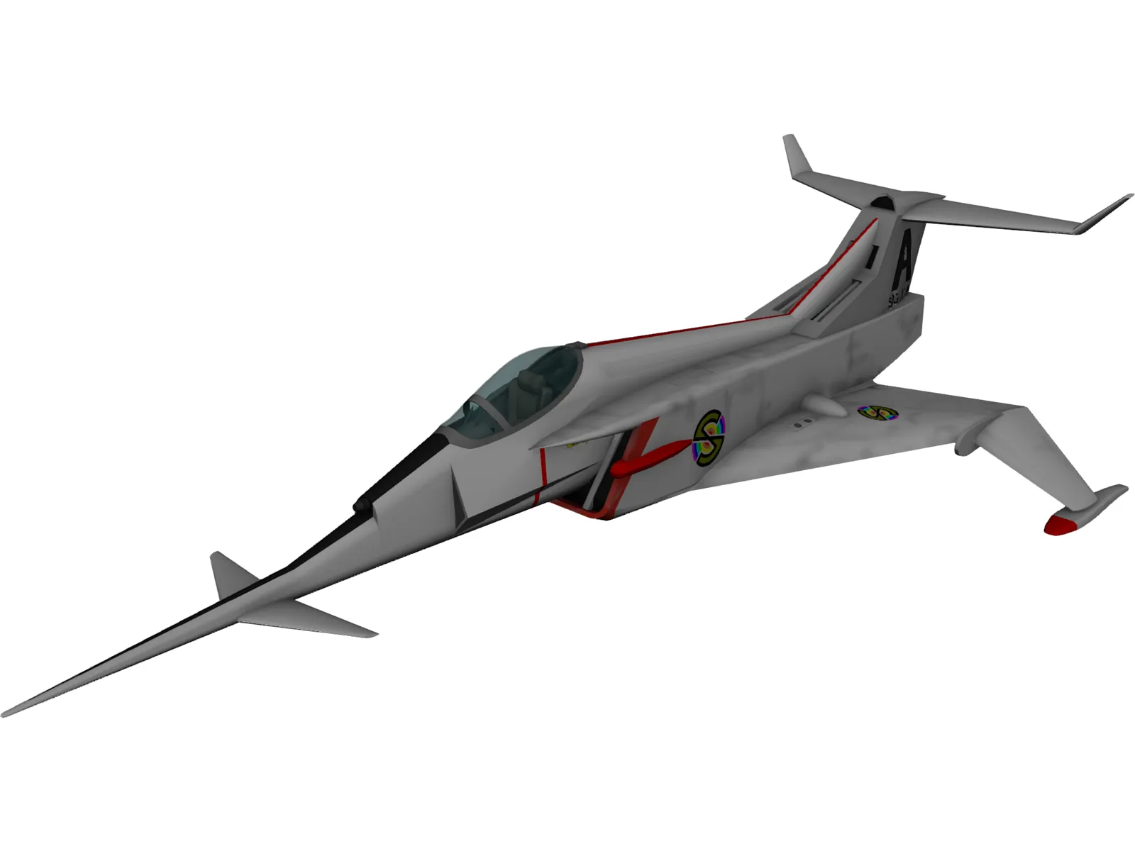 Angel Ship 3D Model main preview