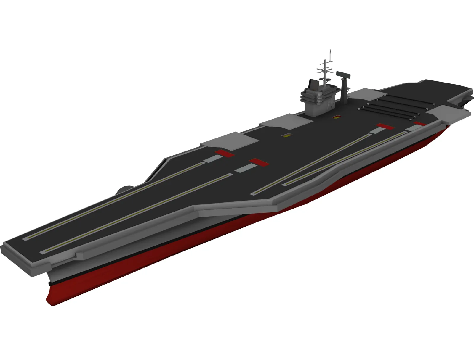 CVN75 3D Model main preview