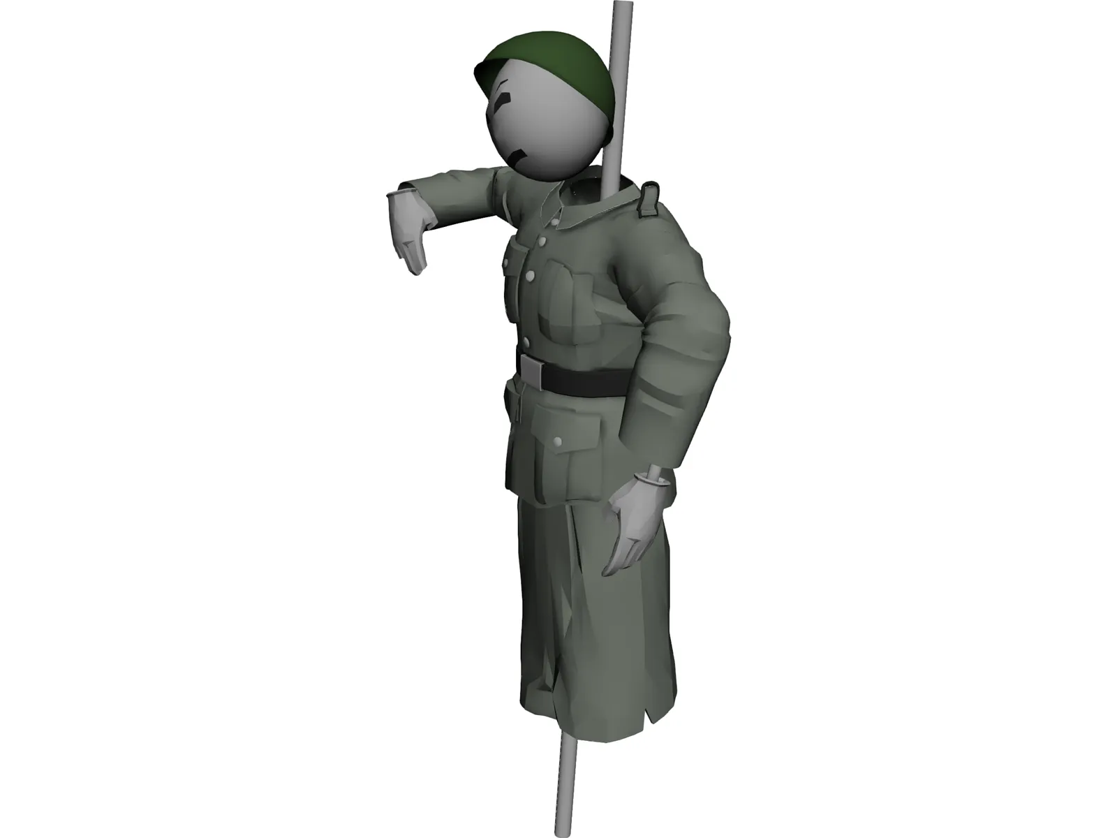 Scarecrow 3D Model main preview