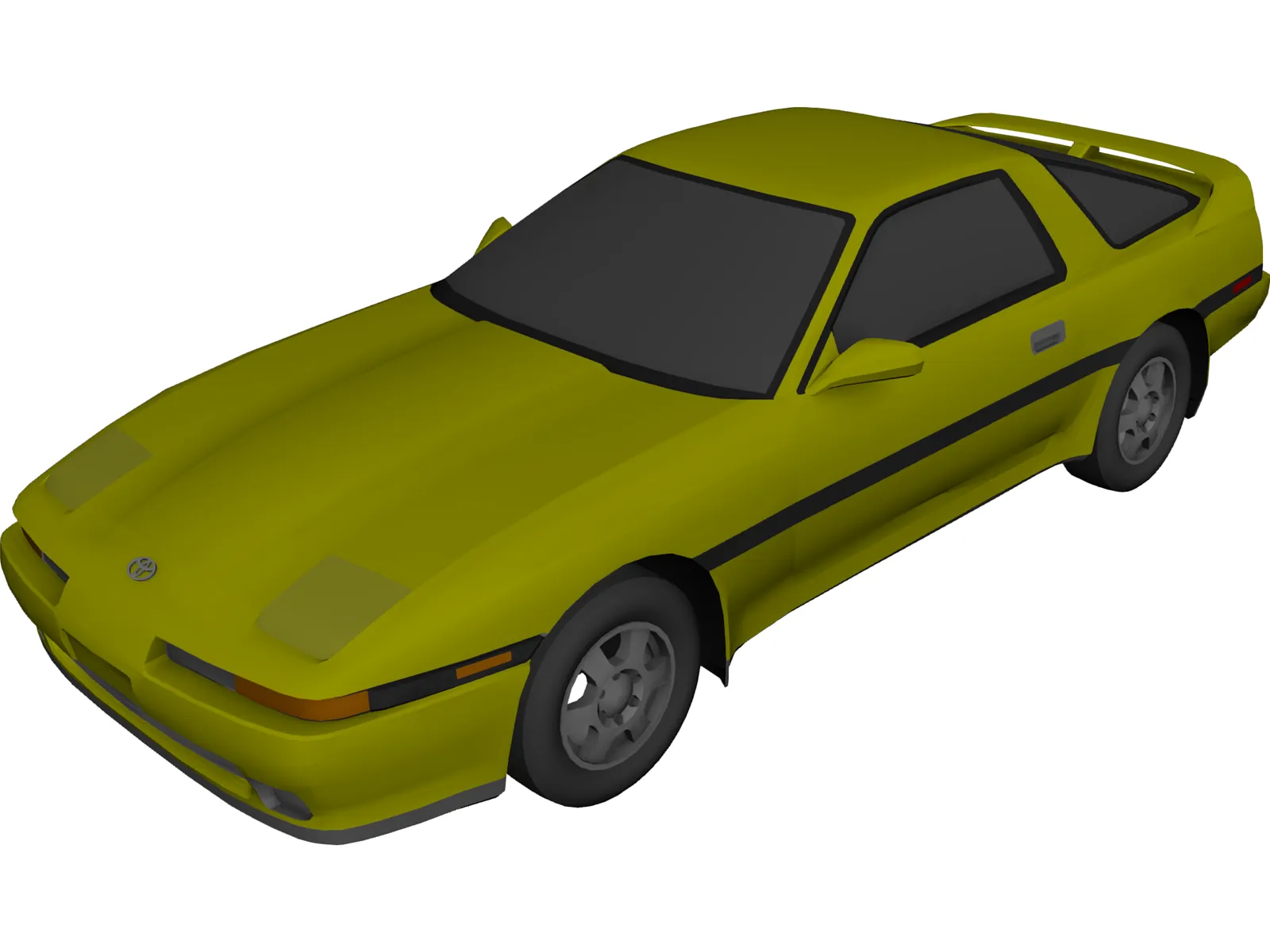 Toyota Supra MK3 (1991) 3D Model main preview