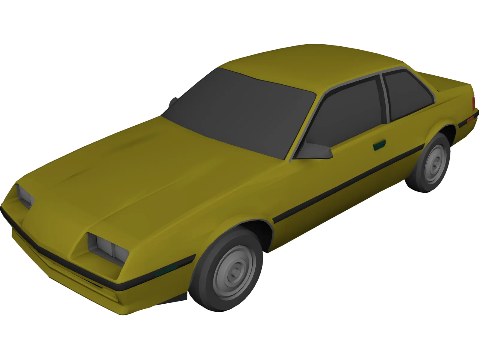 Buick Skyhawk (1984) 3D Model main preview