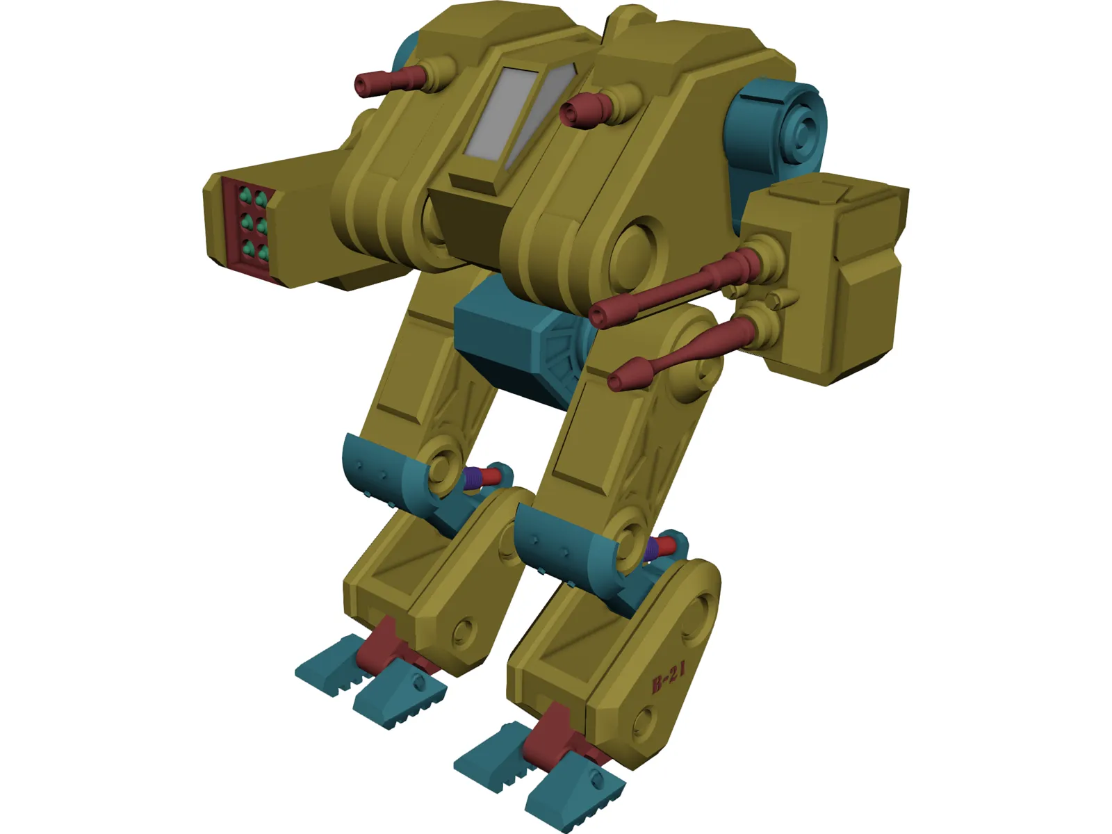 Thanatos Battletech 3D Model main preview