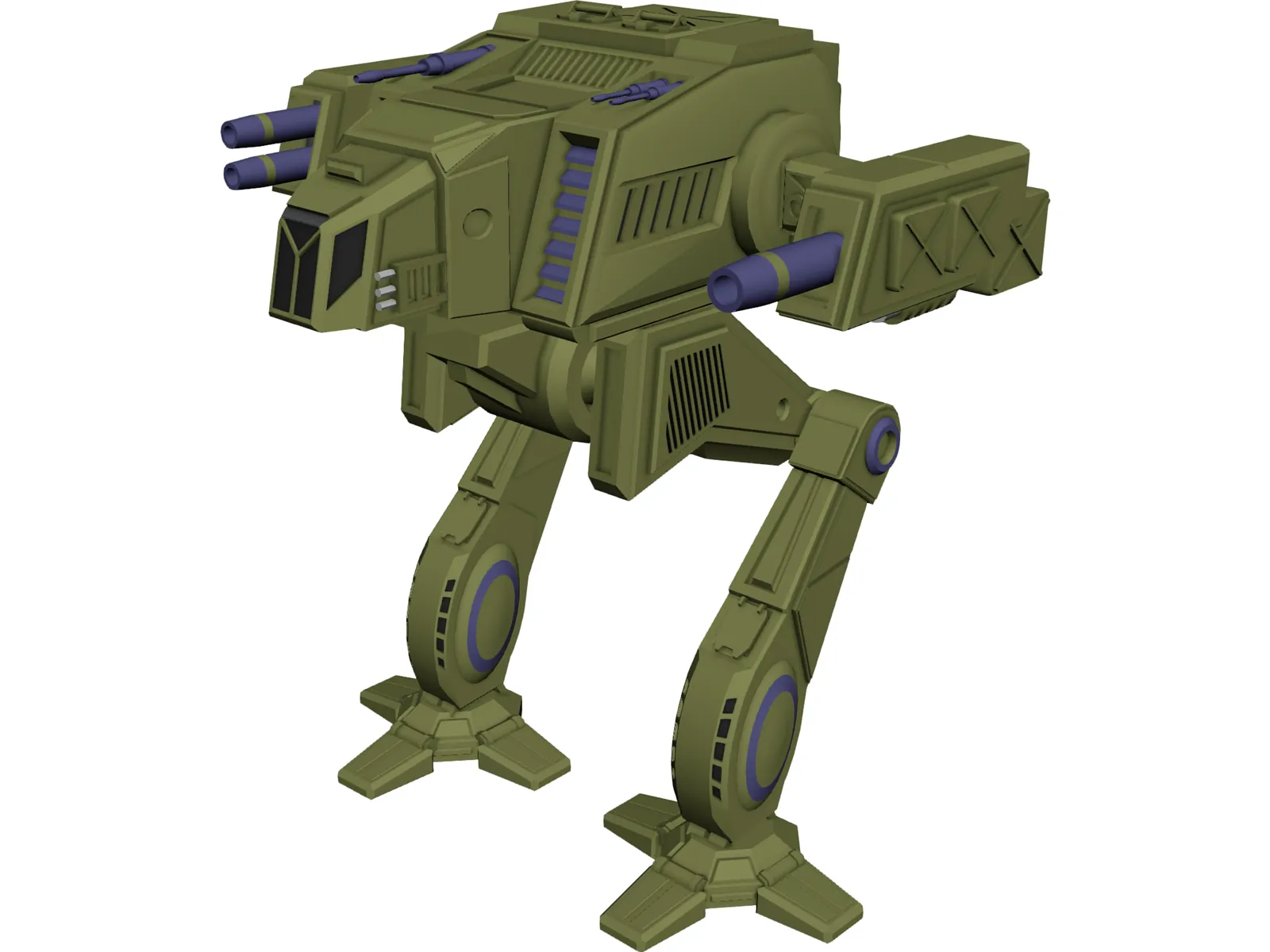 Shadowcat Battletech 3D Model main preview