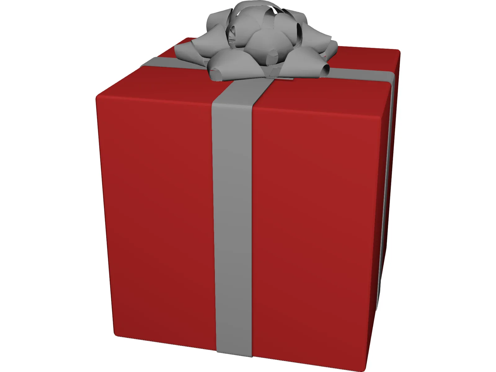 Present Box 3D Model main preview