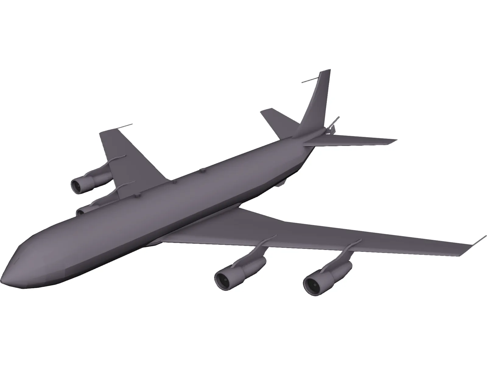 KC-135E Stratotanker 3D Model main preview