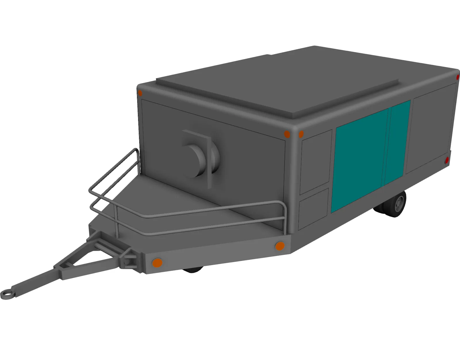 Airport Conditioner 3D Model main preview