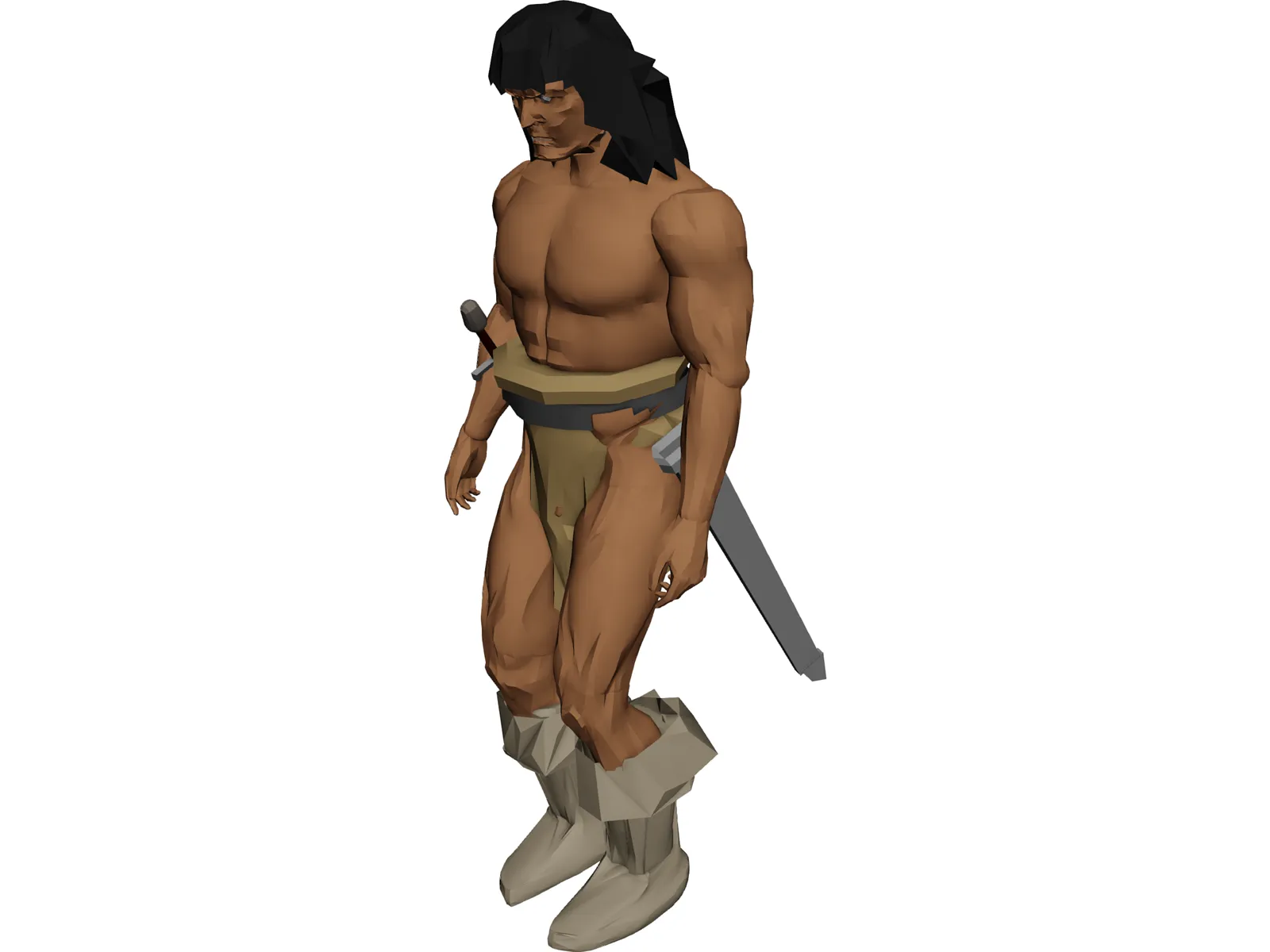 Conan the Barbarian 3D Model main preview