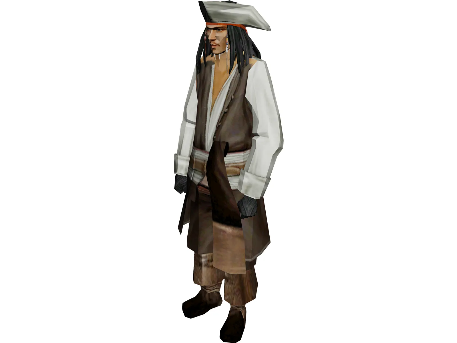 Captain Jack Sparrow 3D Model main preview
