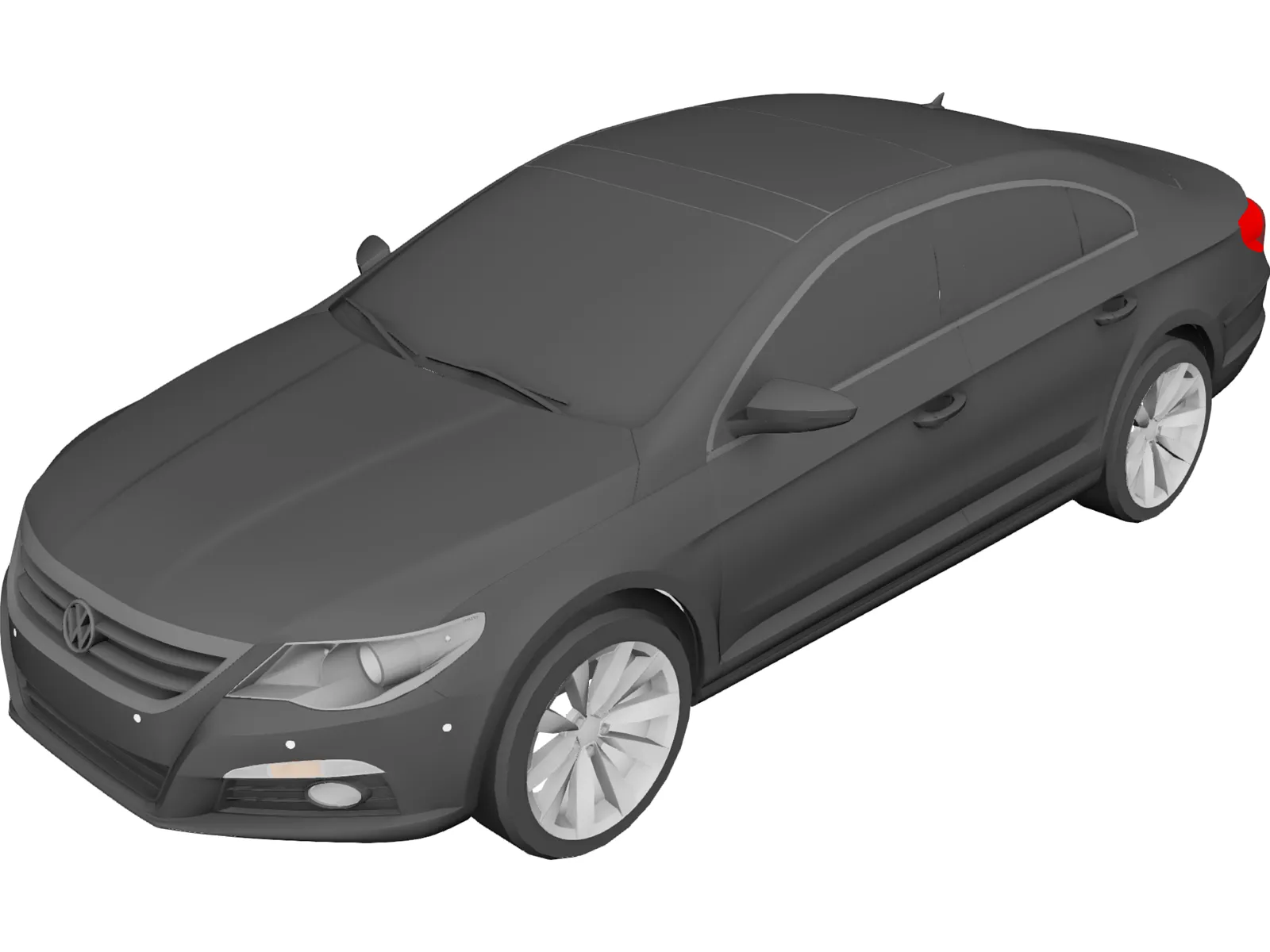 Volkswagen Passat 3D Model main preview