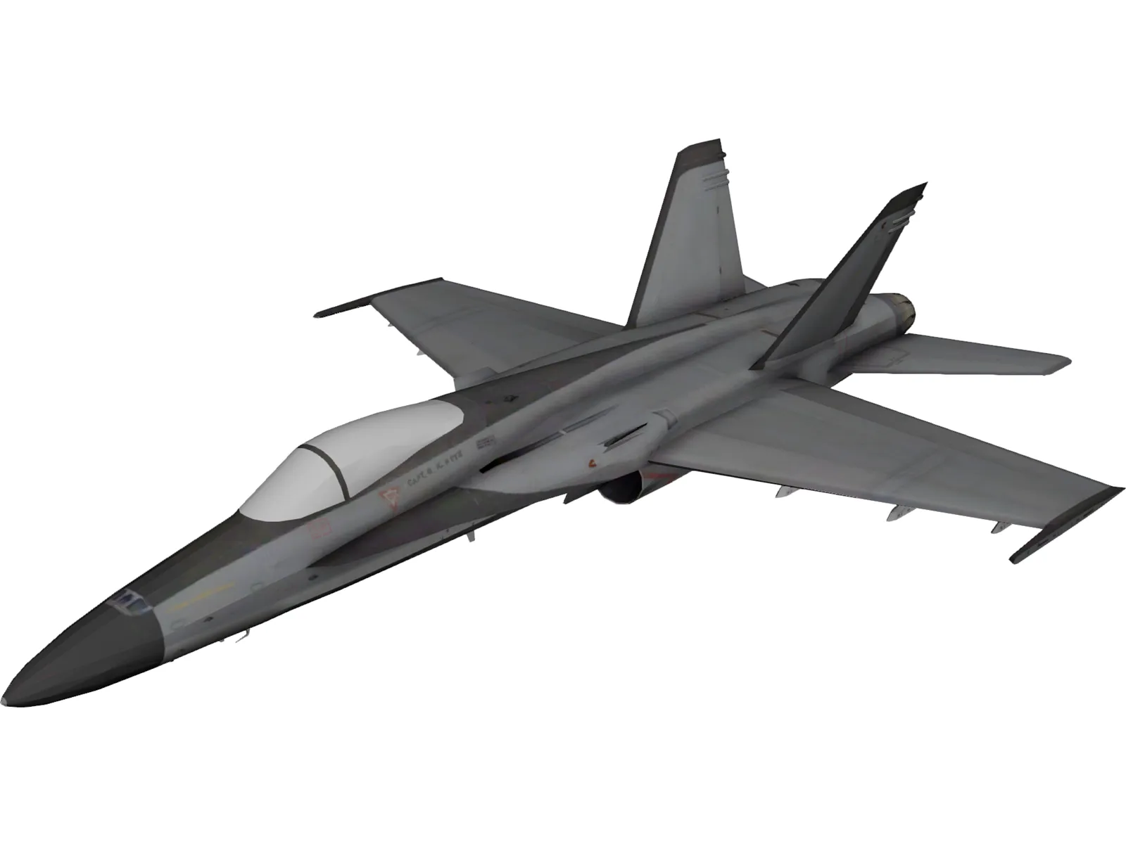YF-17 Cobra 3D Model main preview