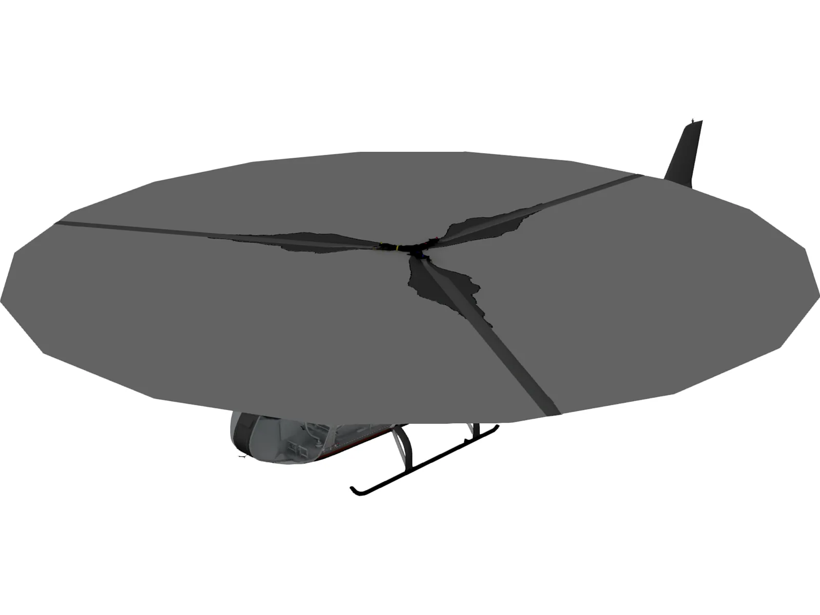 SA342 Gazelle 3D Model main preview