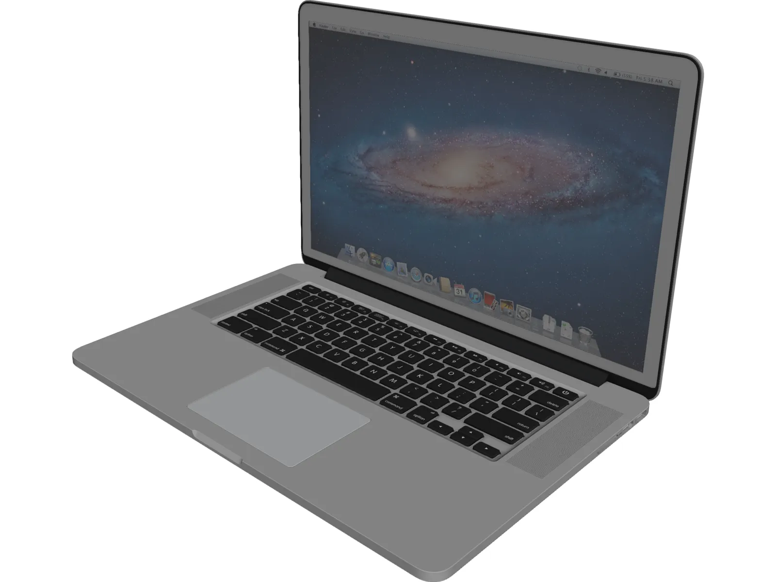 Apple Macbook Pro 15 Inch 3D Model main preview