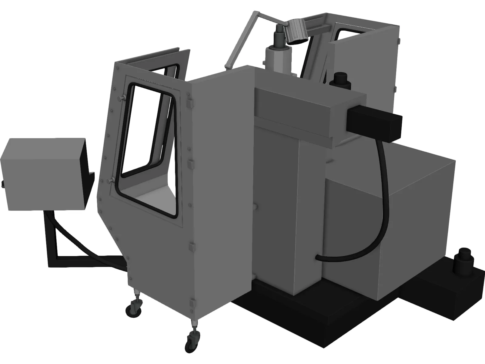 Milling Machine VHF-680 3D Model main preview