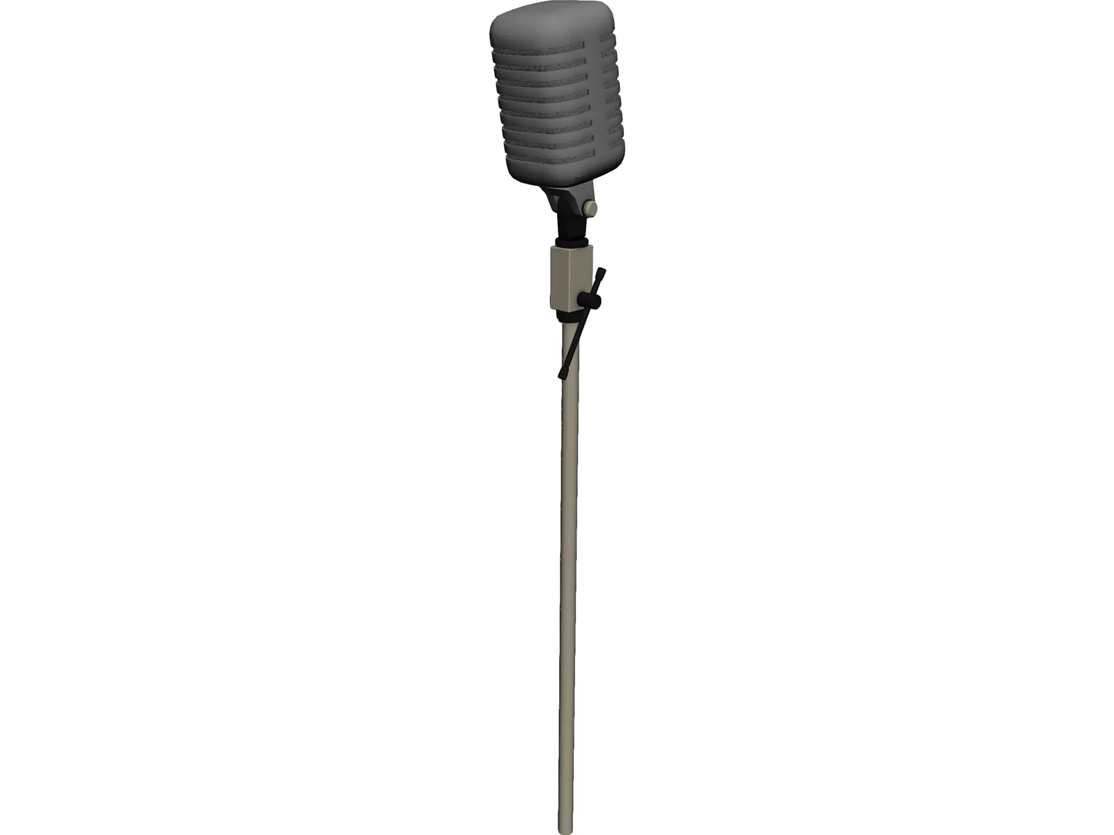 Microphone 3D Model main preview
