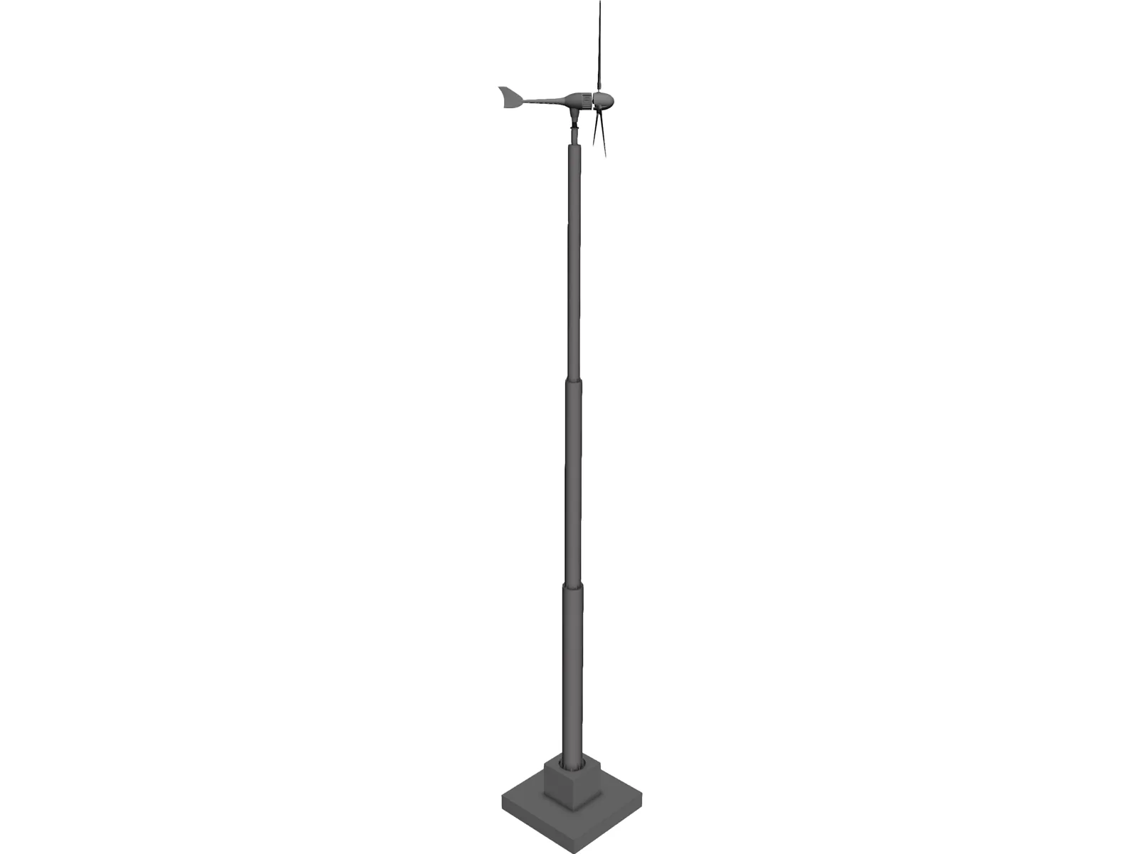 Wind Turbine 16 kW 3D Model main preview