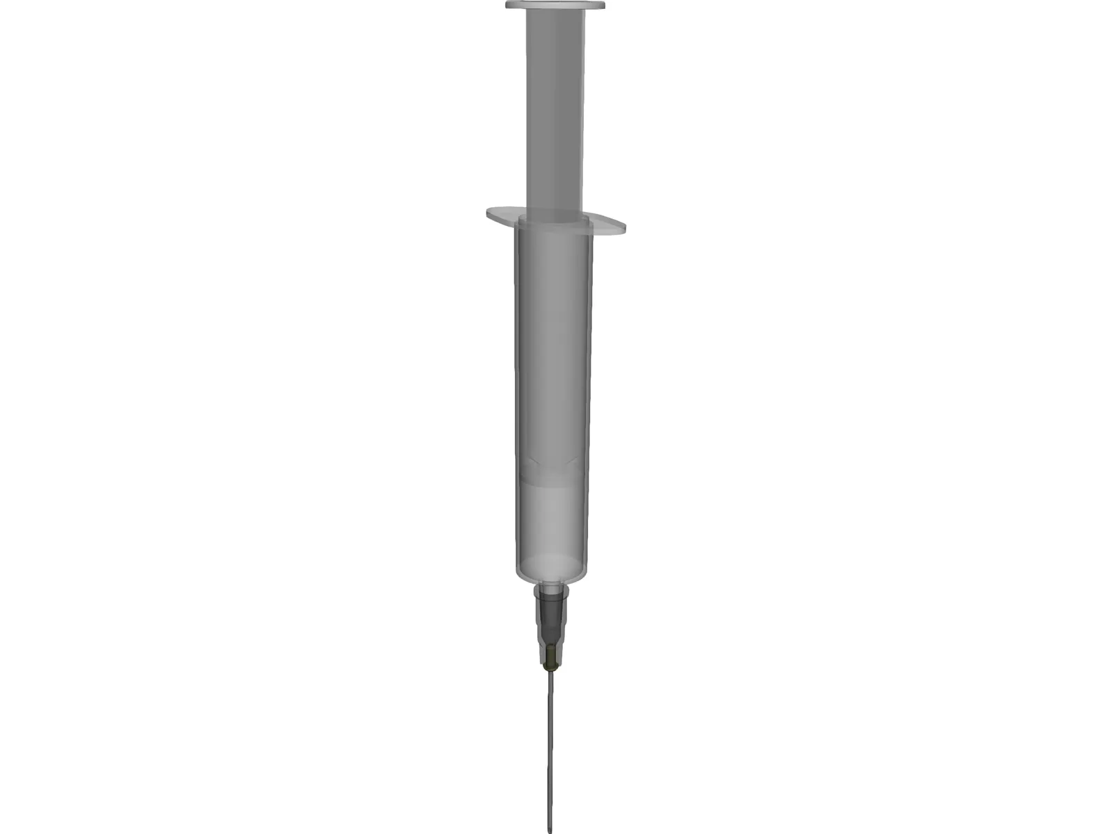 Syringe 3D Model main preview
