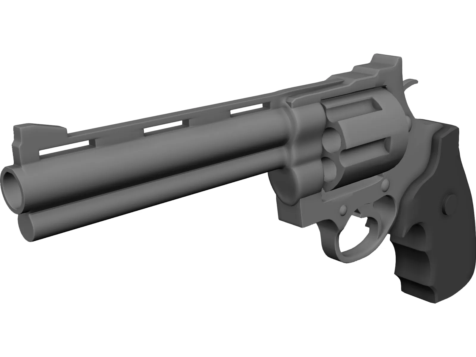 M9 Revolver 3D Model main preview