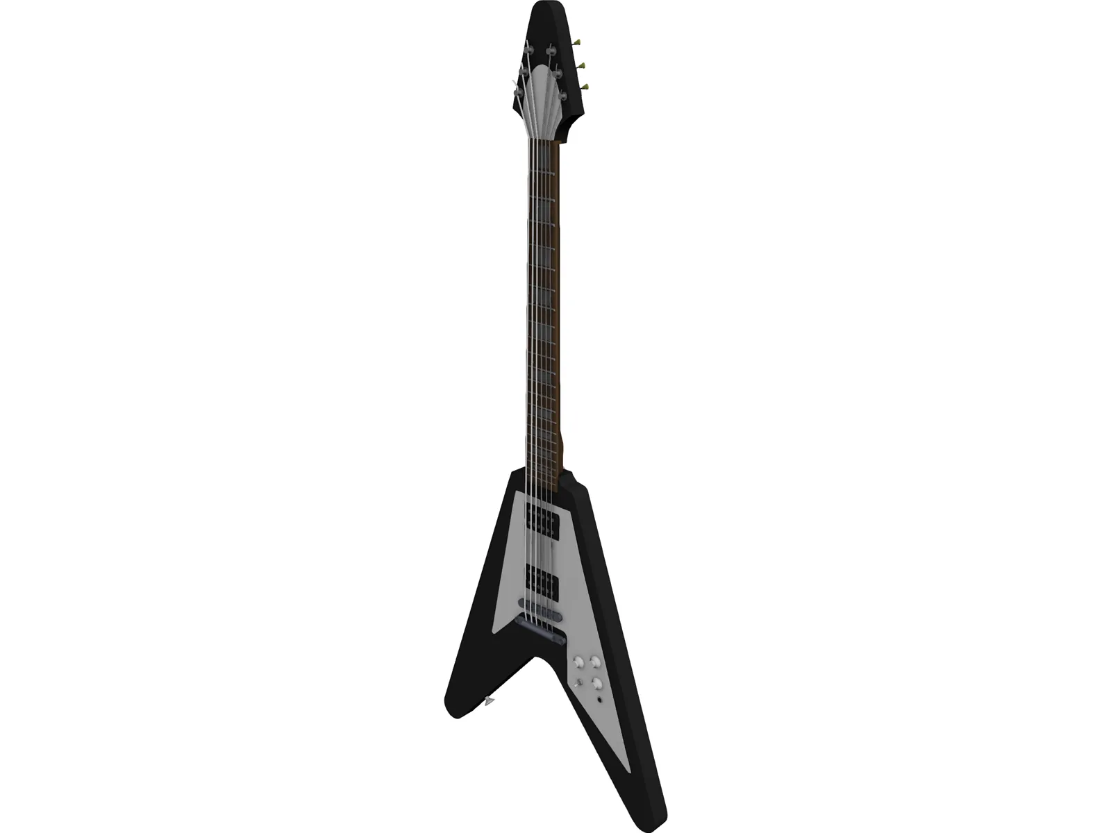 Gibson Classic Flying V 3D Model main preview